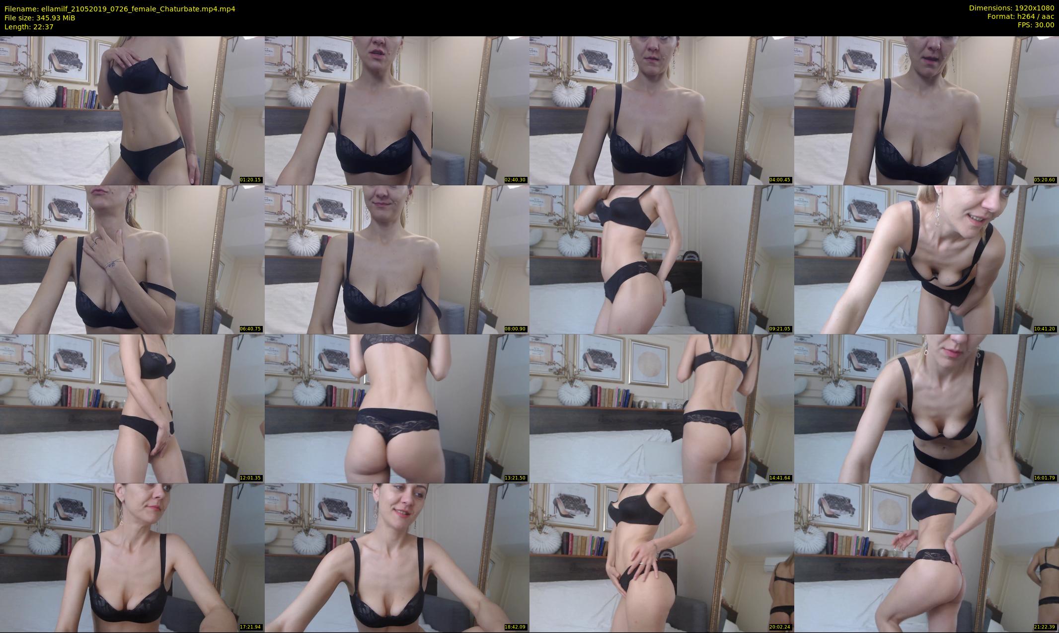 ellamilf — 23 minute Chaturbate female cam show recording, 1080p, May 21, 2019