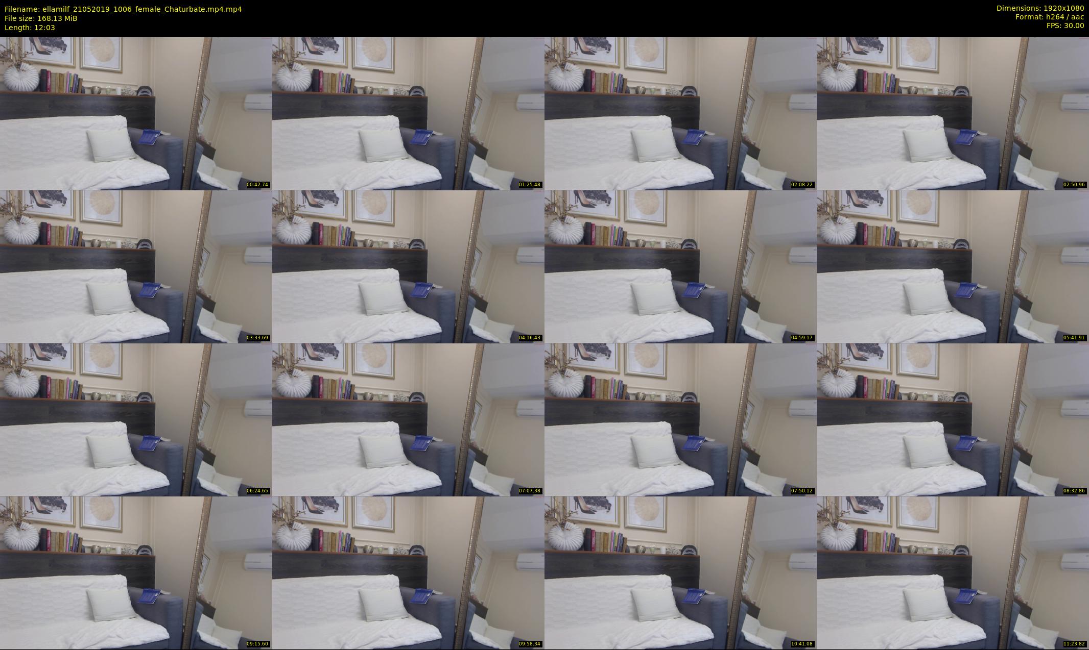 ellamilf — 13 minute Chaturbate female cam show recording, 1080p, May 21, 2019