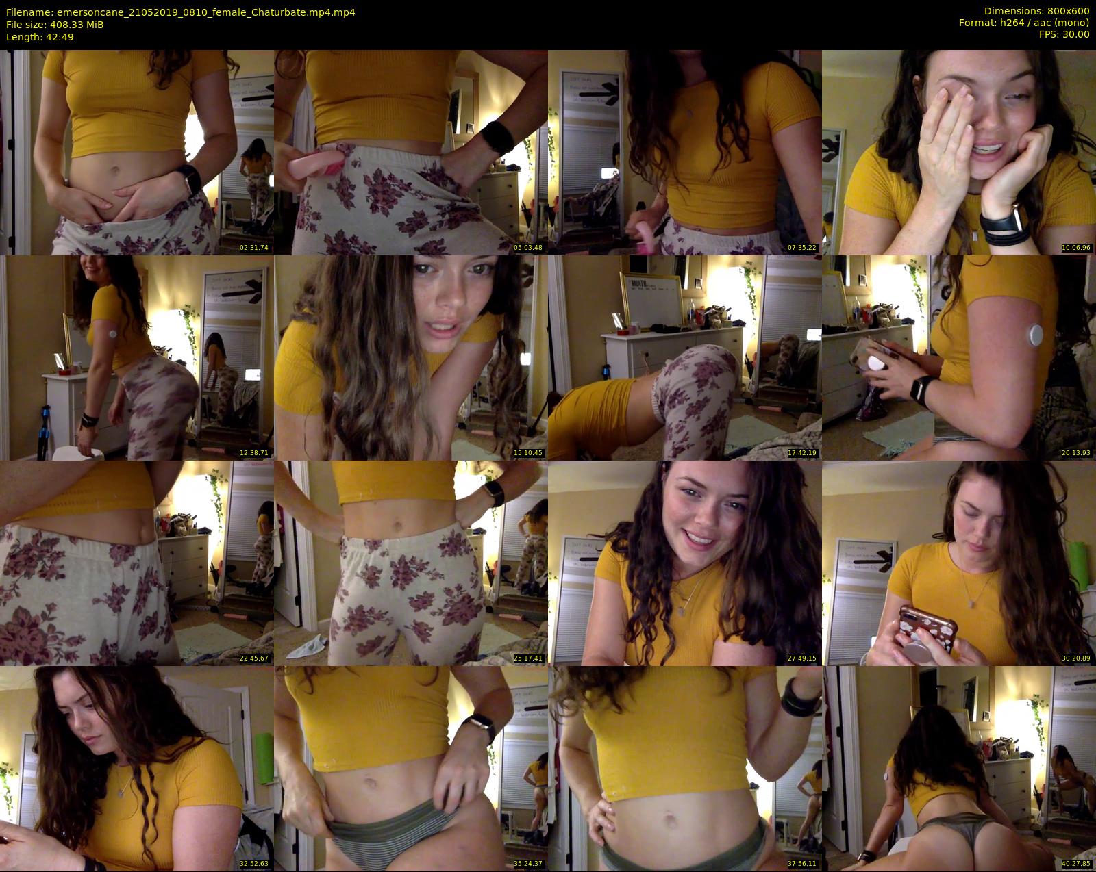 emersoncane — 43 minute Chaturbate female cam show recording, 480p, May 21, 2019