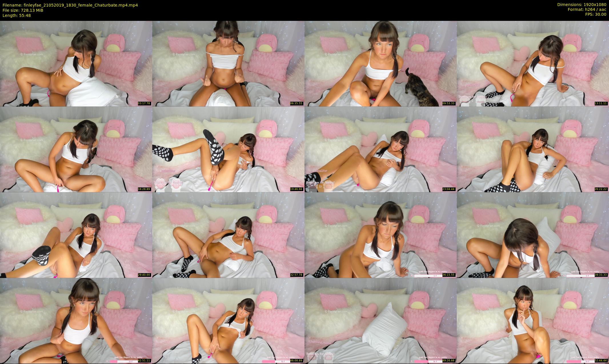 finleyfae — 56 minute Chaturbate female cam show recording, 1080p, May 21, 2019