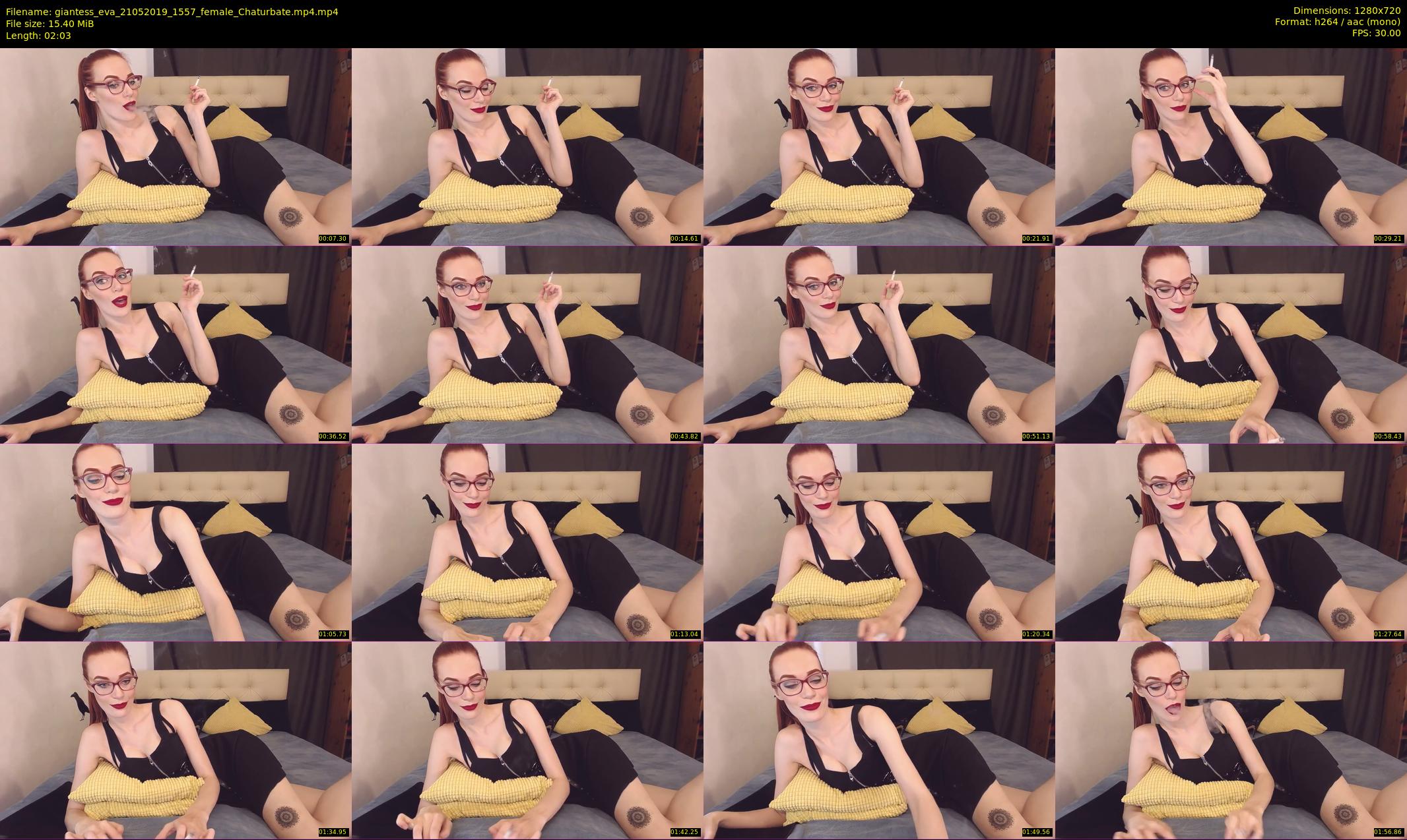 giantess_eva — 3 minute Chaturbate female cam show recording, 720p, May 21, 2019