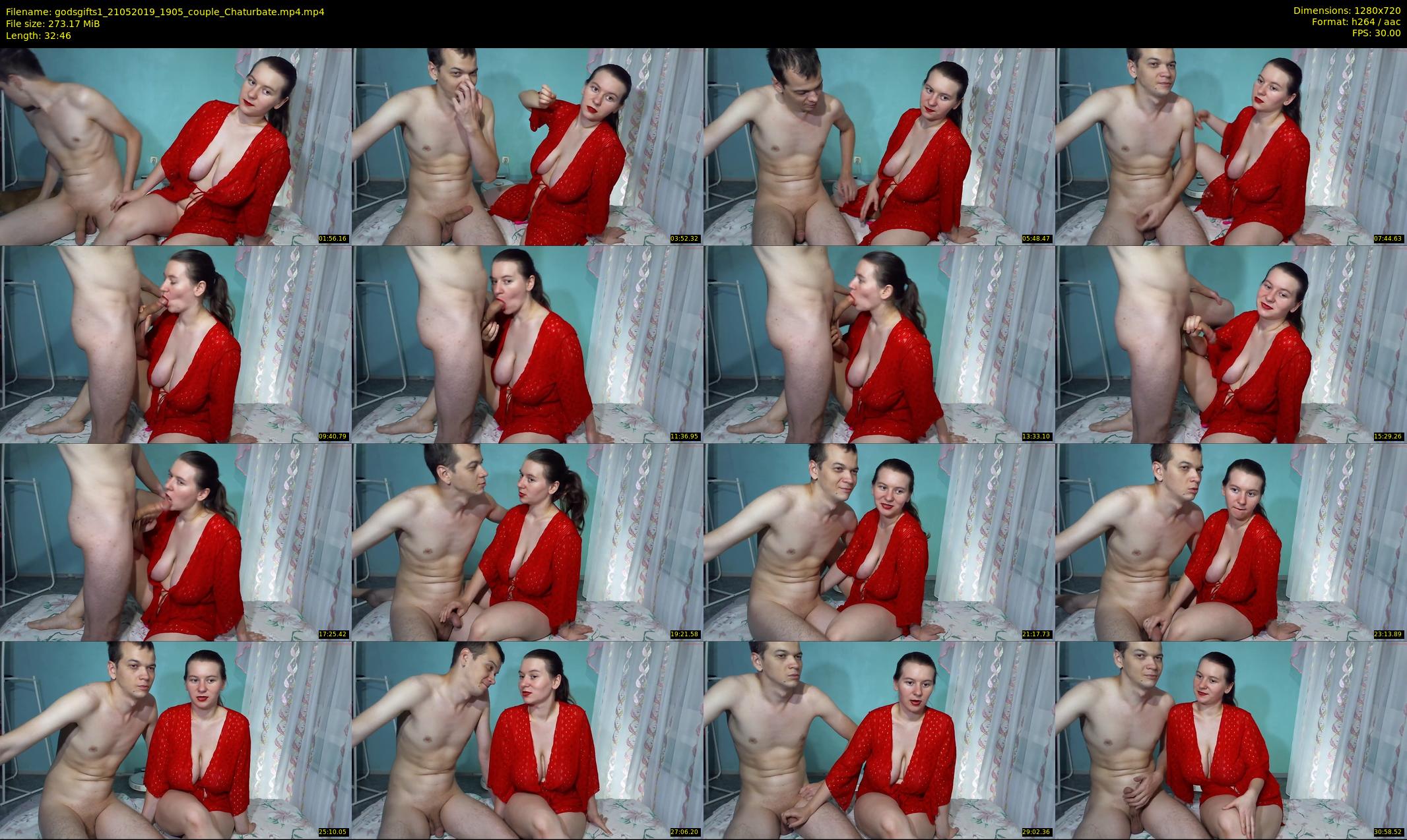 godsgifts1 — 33 minute Chaturbate couple cam show recording, 720p, May 21, 2019