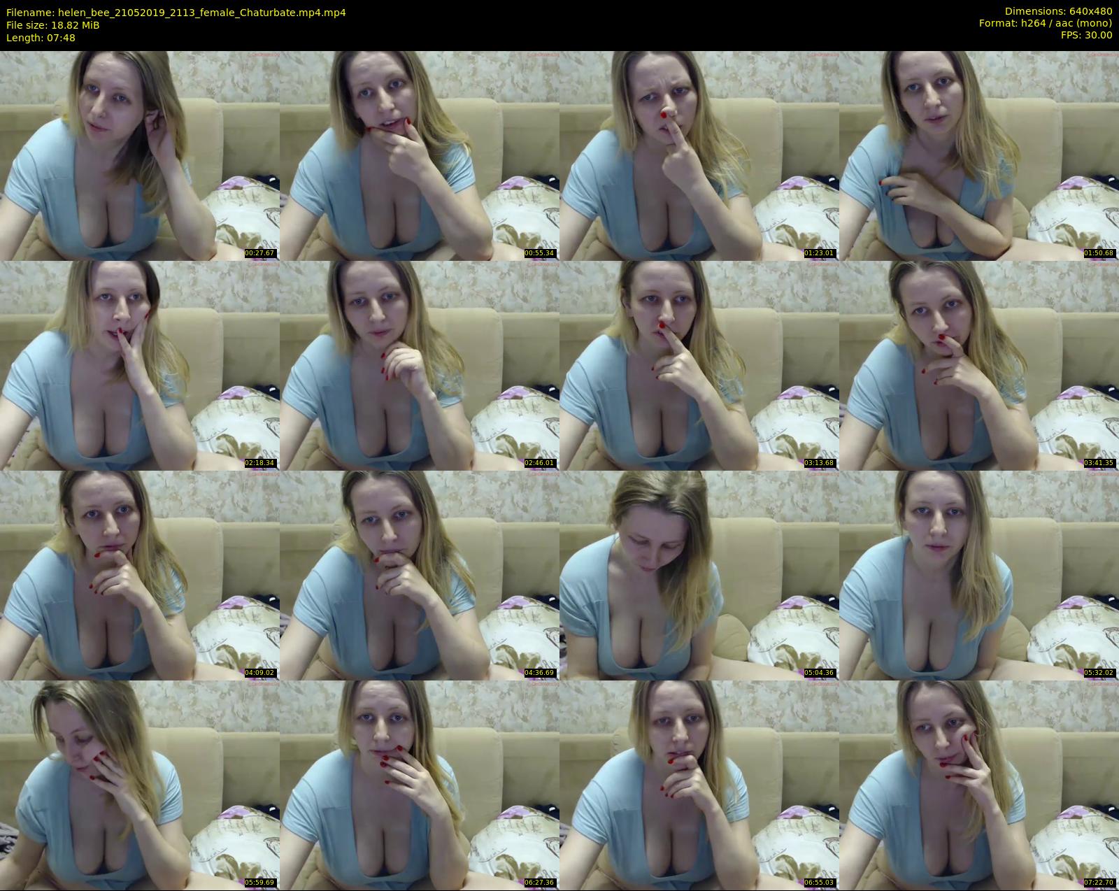 helen_bee — 8 minute Chaturbate female cam show recording, 480p, May 21, 2019