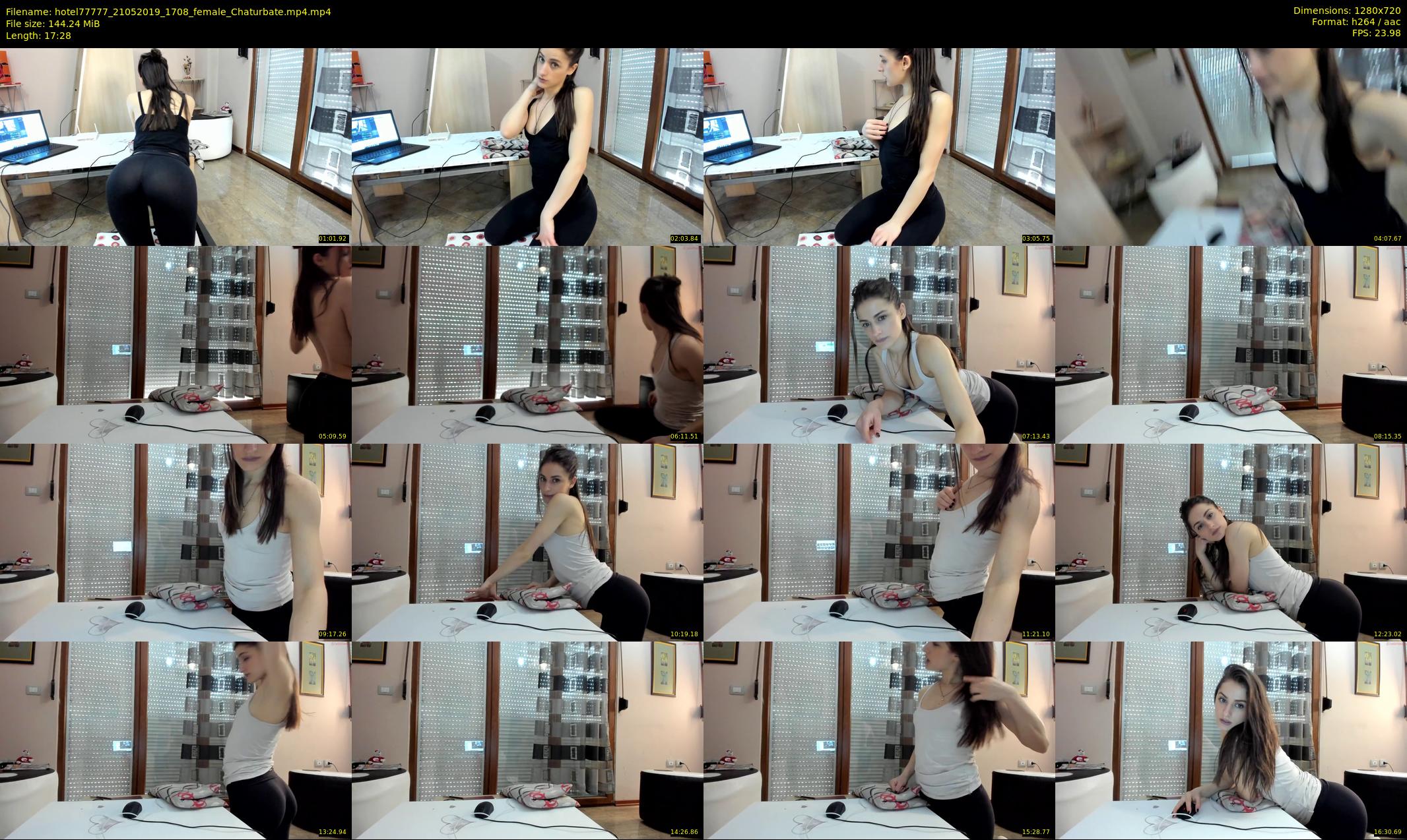 hotel77777 — 18 minute Chaturbate female cam show recording, 720p, May 21, 2019