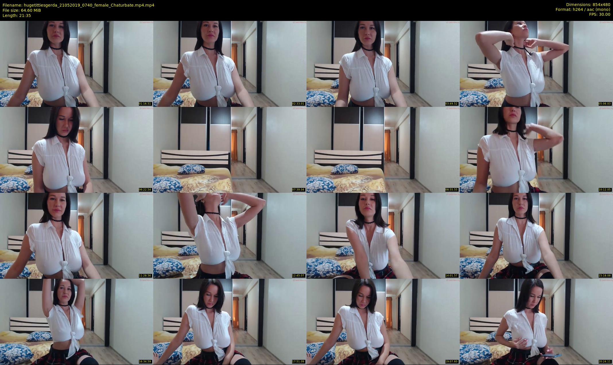 hugetittiesgerda — 22 minute Chaturbate female cam show recording, 480p, May 21, 2019