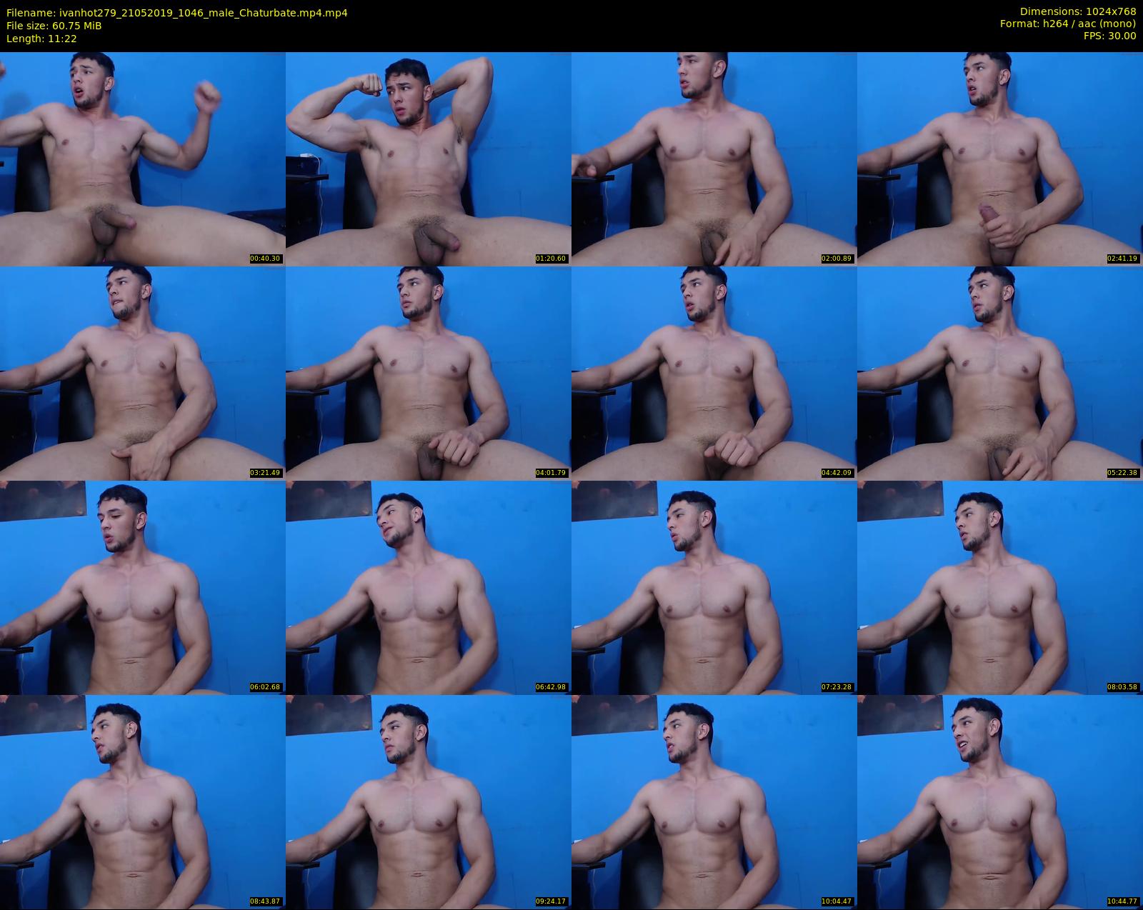 ivanhot279 — 12 minute Chaturbate male cam show recording, 720p, May 21, 2019