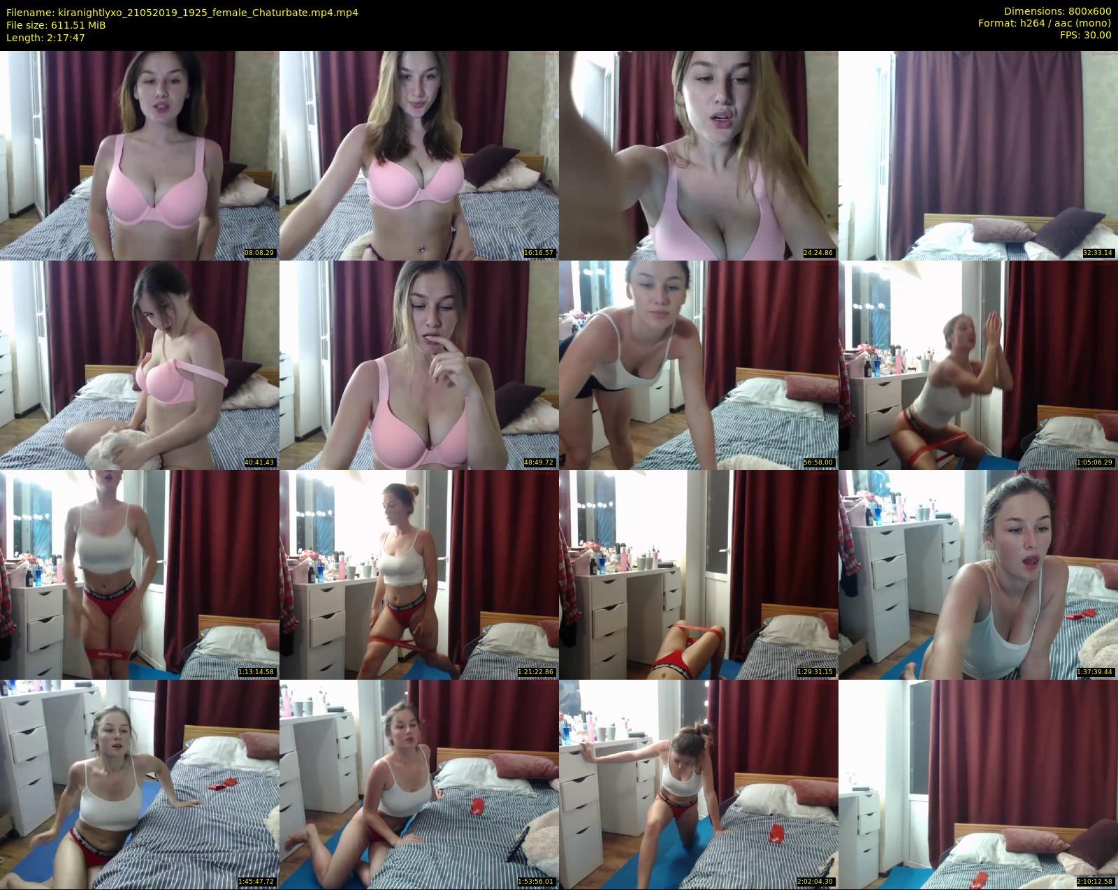 kiranightlyxo — 138 minute Chaturbate female cam show recording, 480p, May 21, 2019