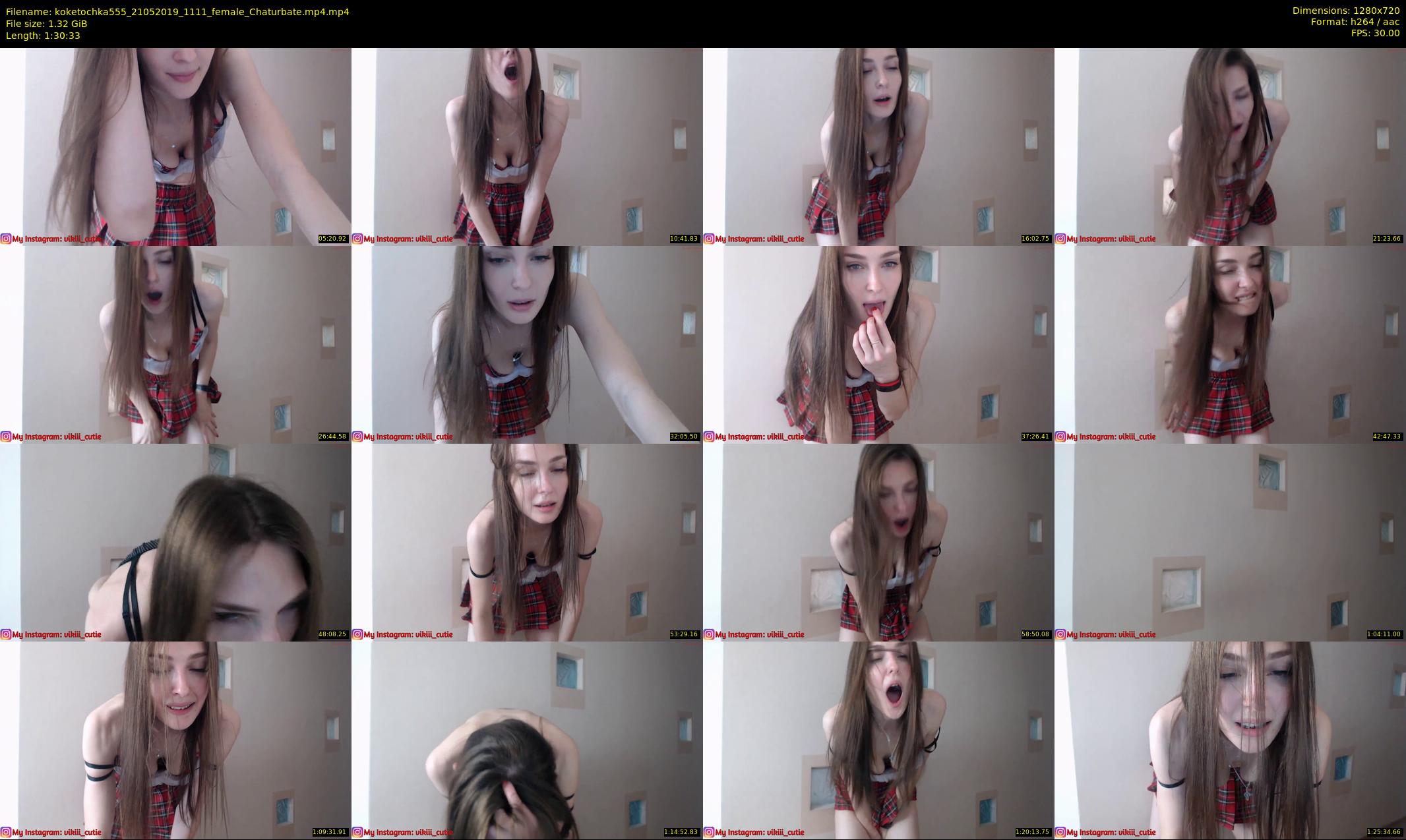 koketochka555 — 91 minute Chaturbate female cam show recording, 720p, May 21, 2019