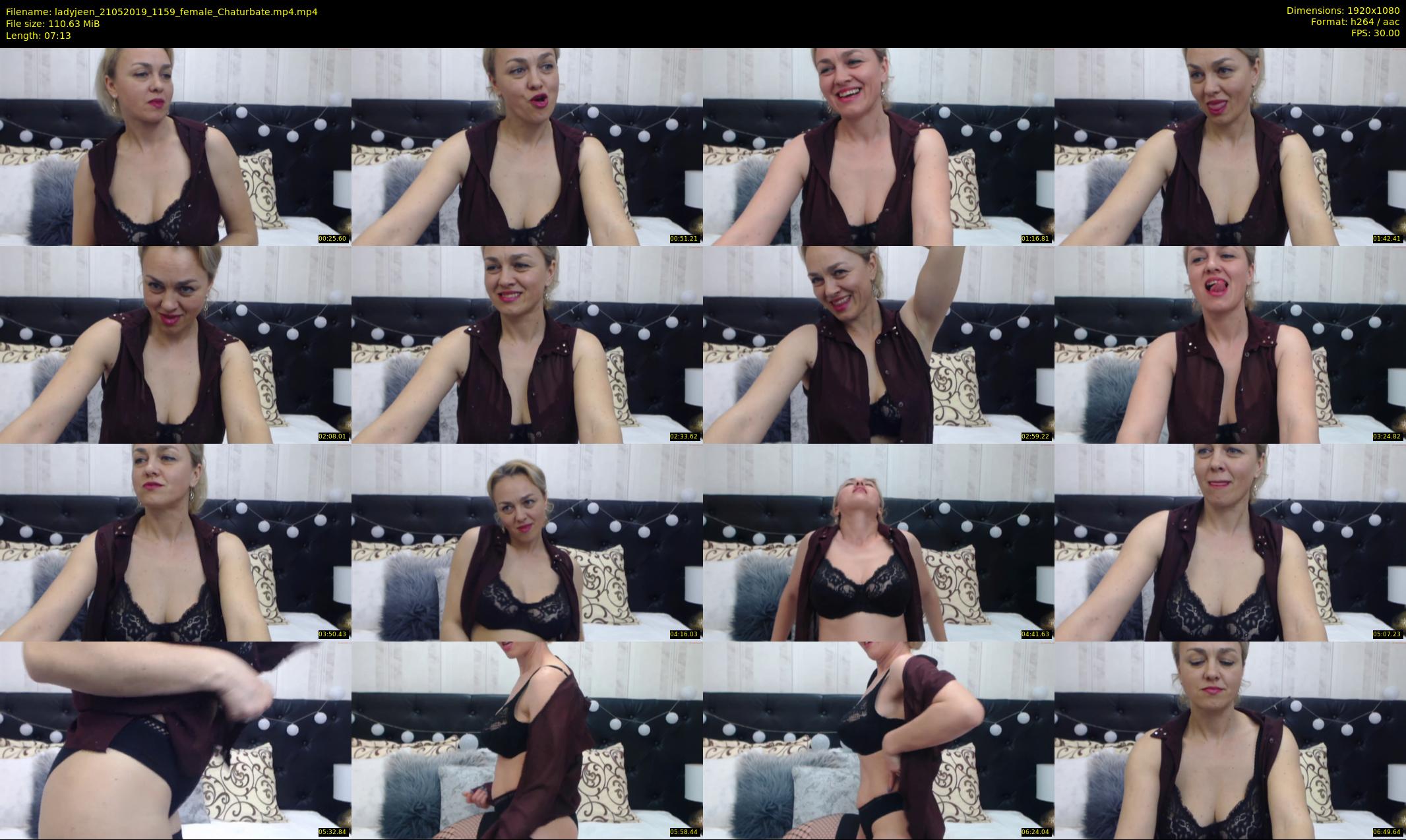 ladyjeen — 8 minute Chaturbate female cam show recording, 1080p, May 21, 2019