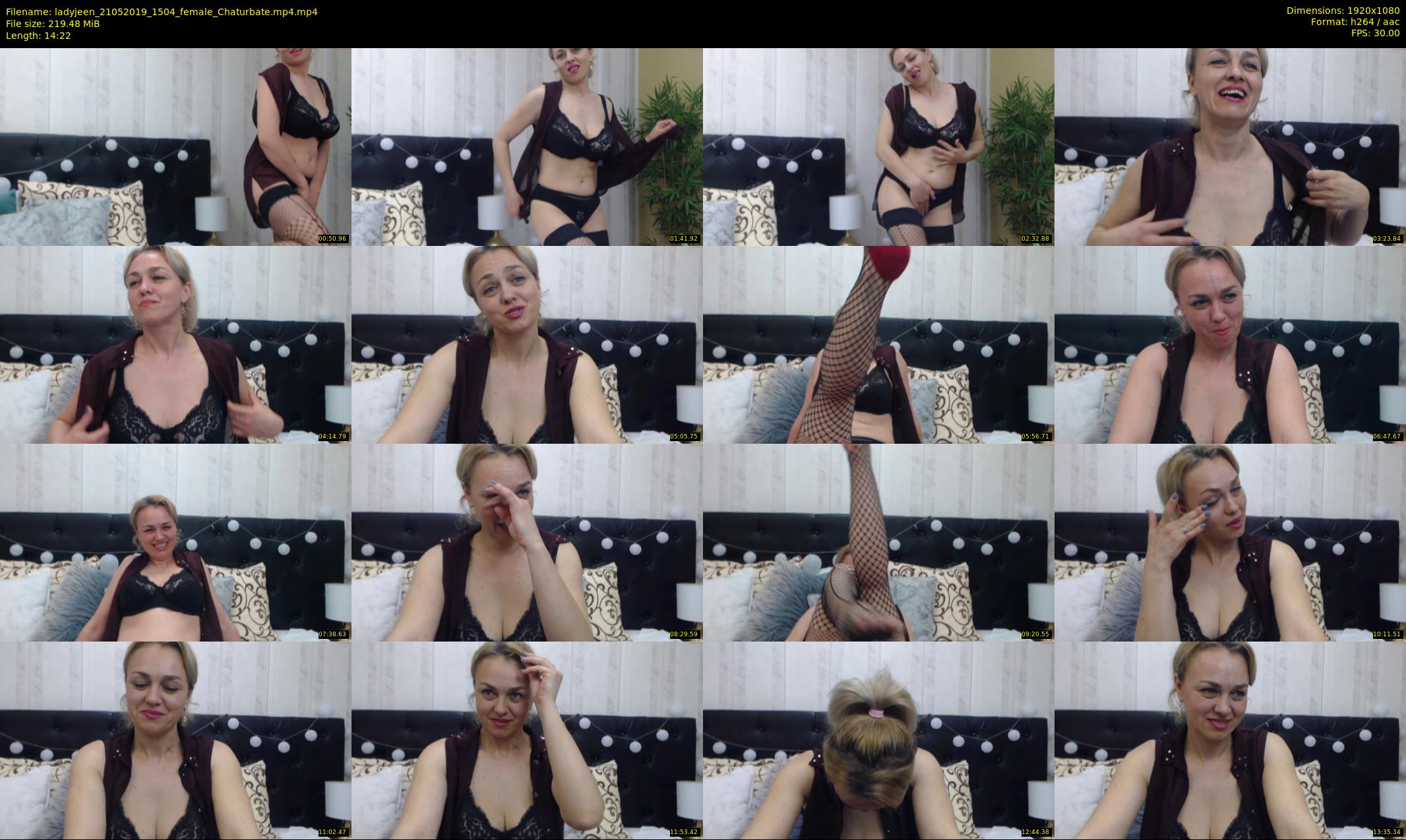 ladyjeen — 15 minute Chaturbate female cam show recording, 1080p, May 21, 2019