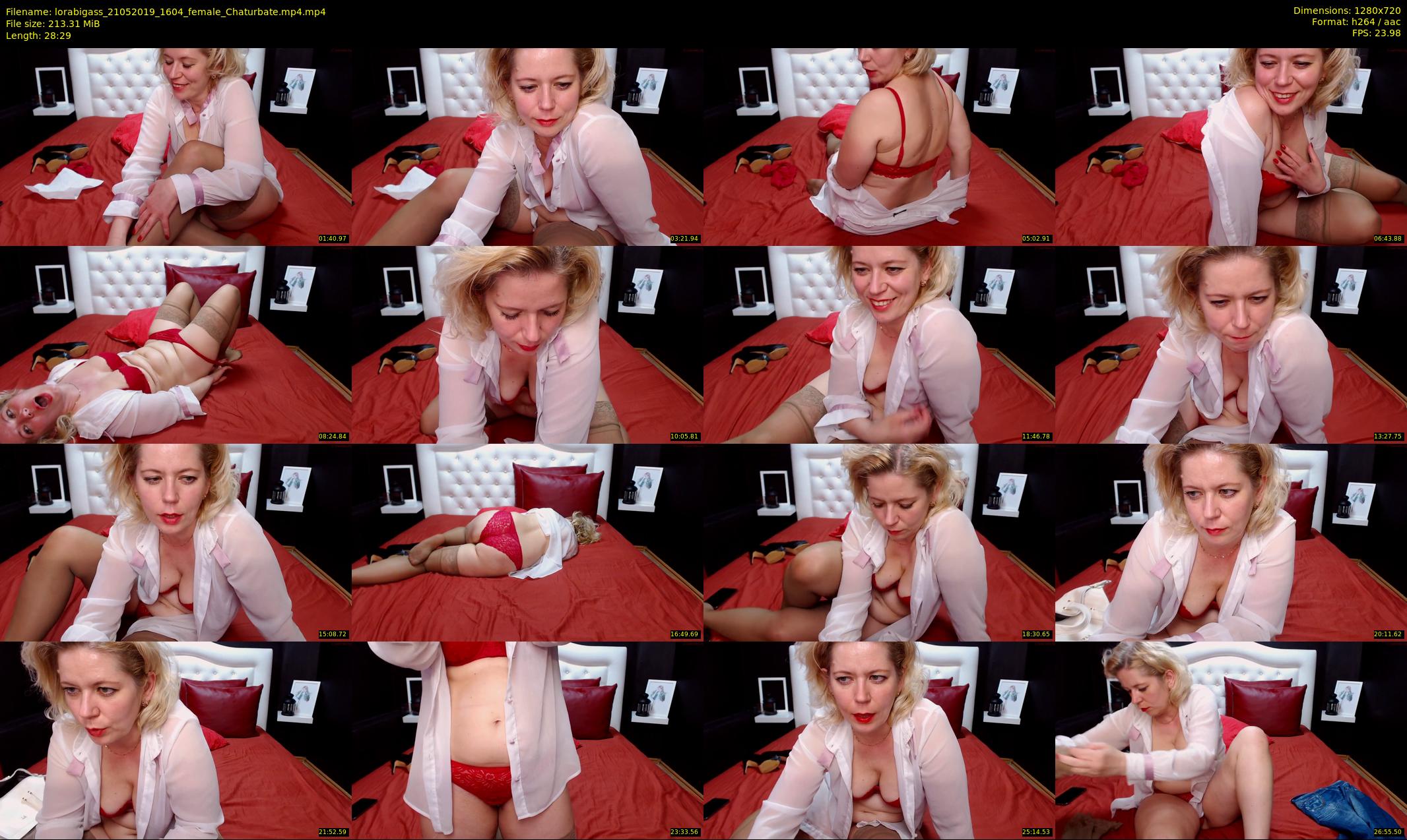 lorabigass — 29 minute Chaturbate female cam show recording, 720p, May 21, 2019