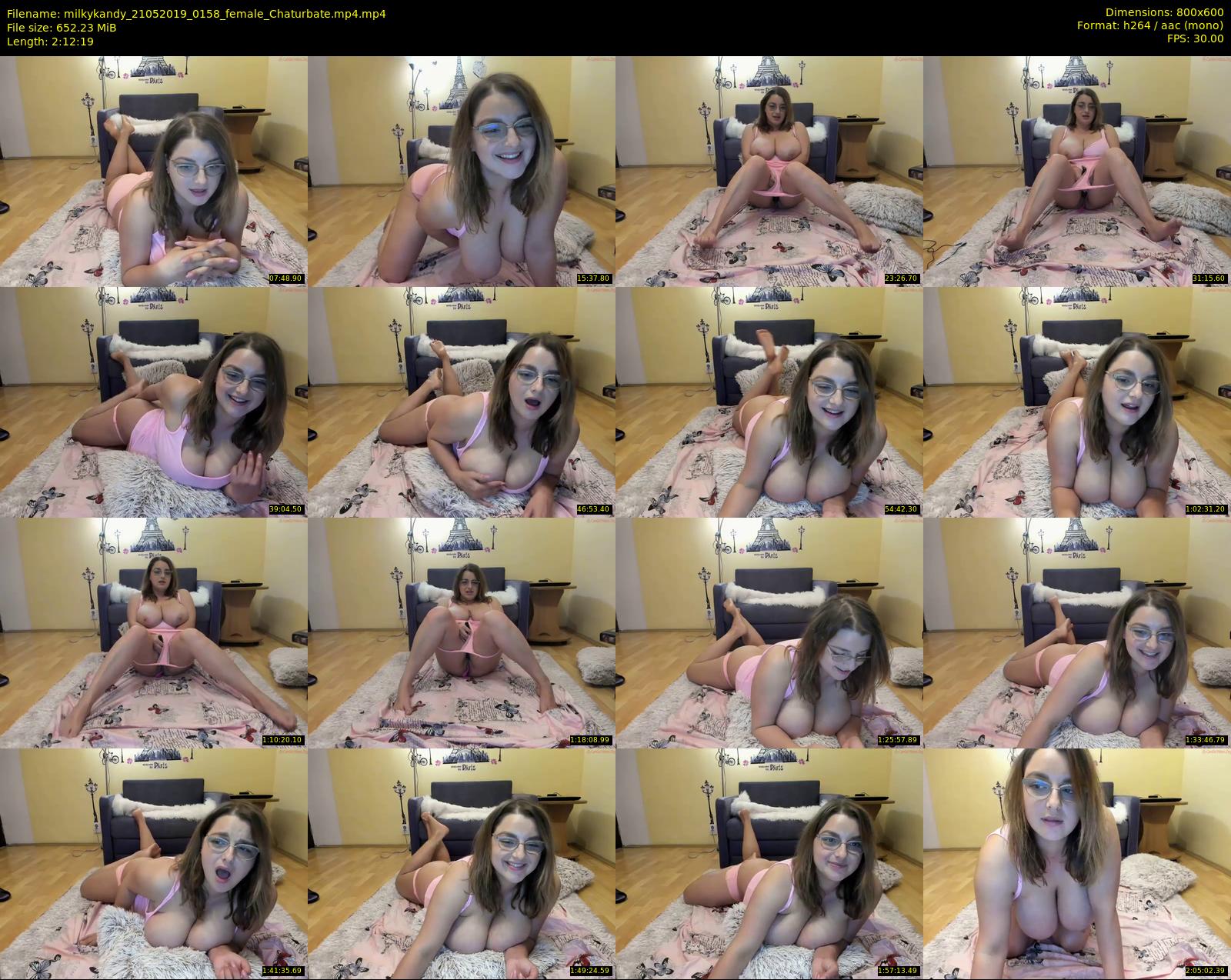 milkykandy — 133 minute Chaturbate female cam show recording, 480p, May 21, 2019