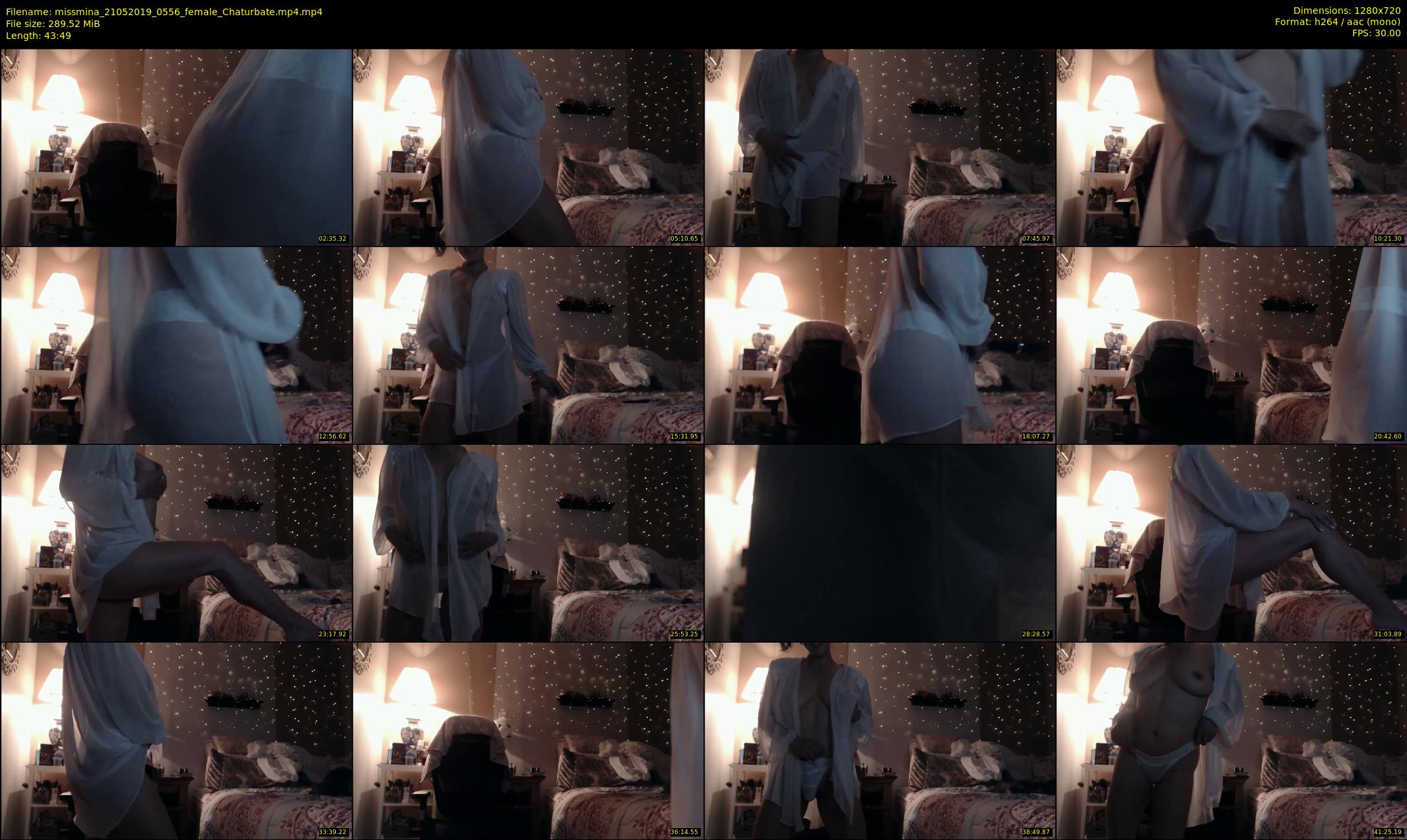 missmina — 44 minute Chaturbate female cam show recording, 720p, May 21, 2019