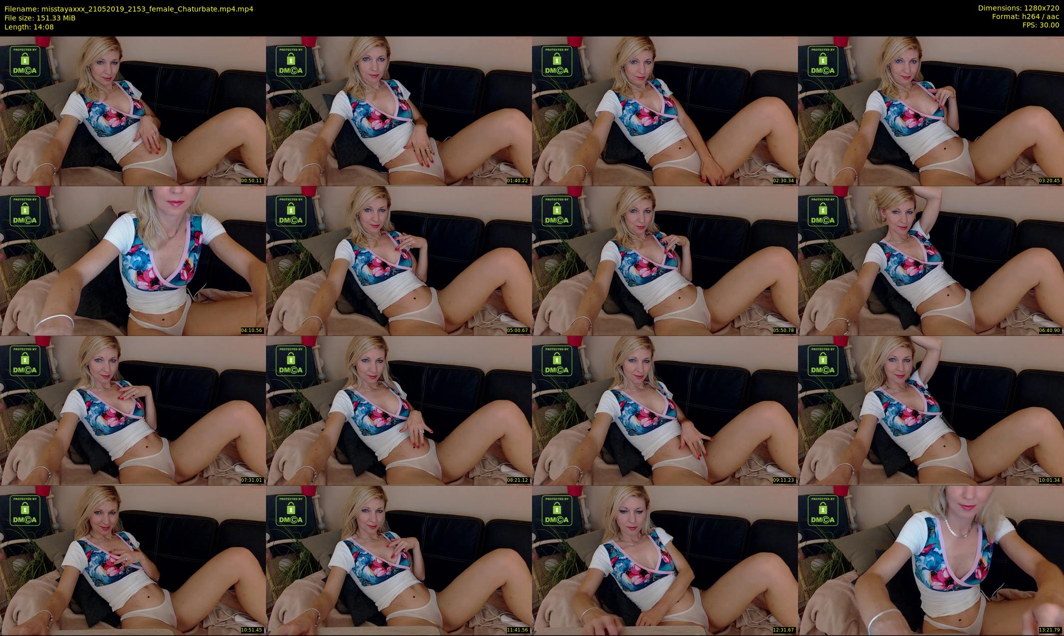 misstayaxxx — 15 minute Chaturbate female cam show recording, 720p, May 21, 2019