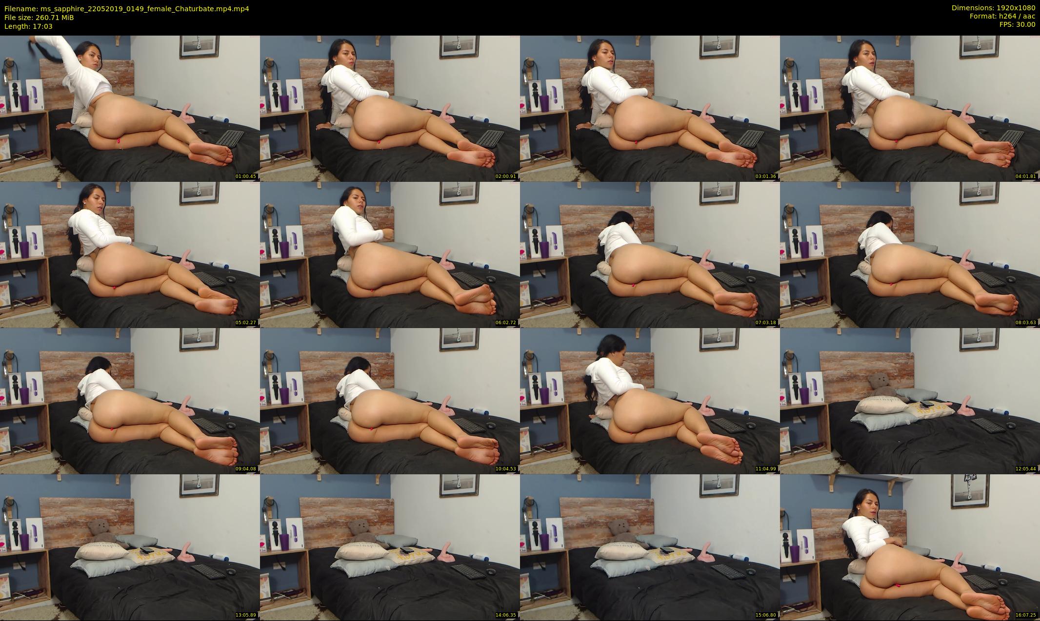 ms_sapphire — 18 minute Chaturbate female cam show recording, 1080p, May 22, 2019