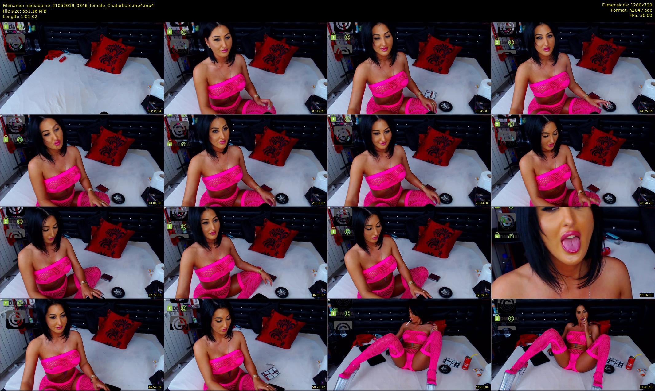 nadiaquine — 62 minute Chaturbate female cam show recording, 720p, May 21, 2019