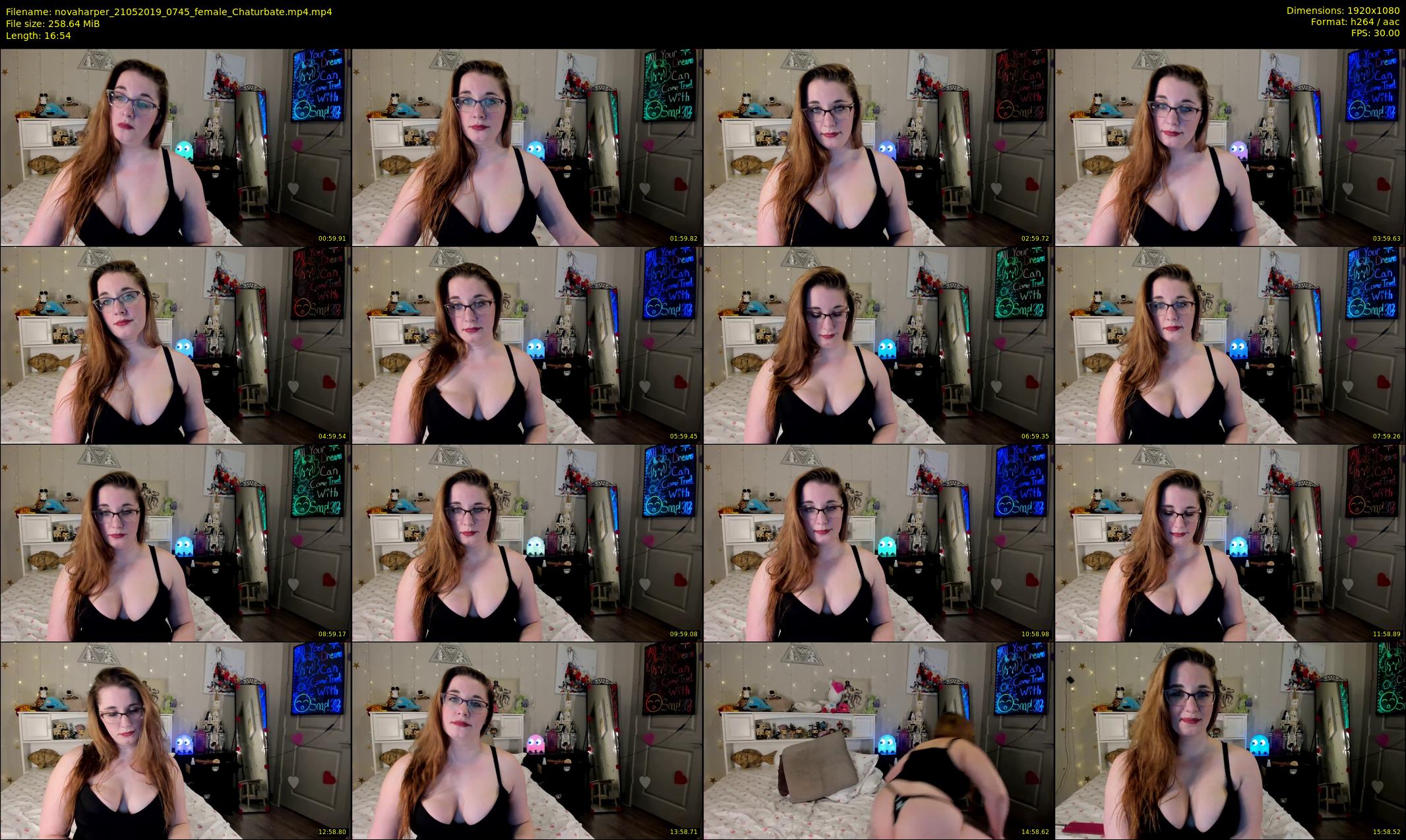 novaharper — 17 minute Chaturbate female cam show recording, 1080p, May 21, 2019