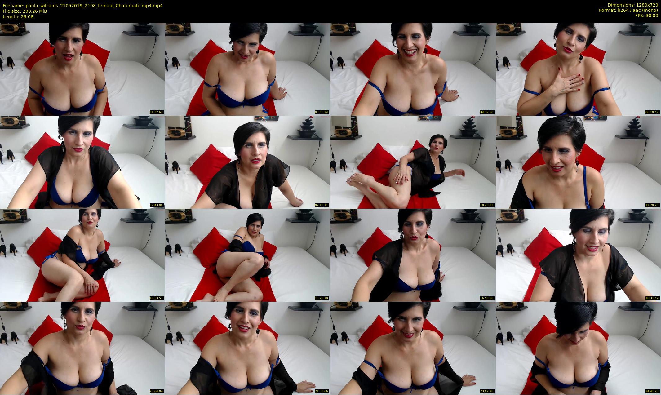 paola_williams — 27 minute Chaturbate female cam show recording, 720p, May 21, 2019