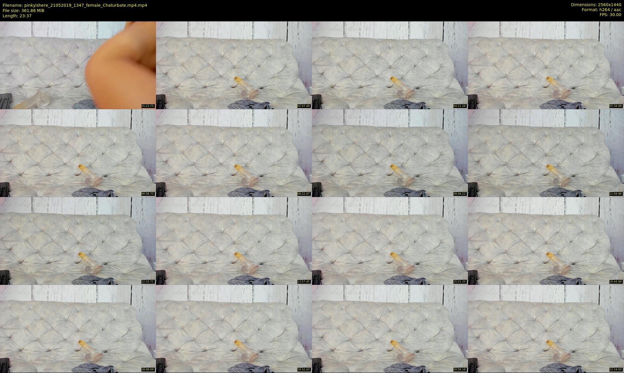 pinkyishere — 24 minute Chaturbate female cam show recording, 1080p, May 21, 2019