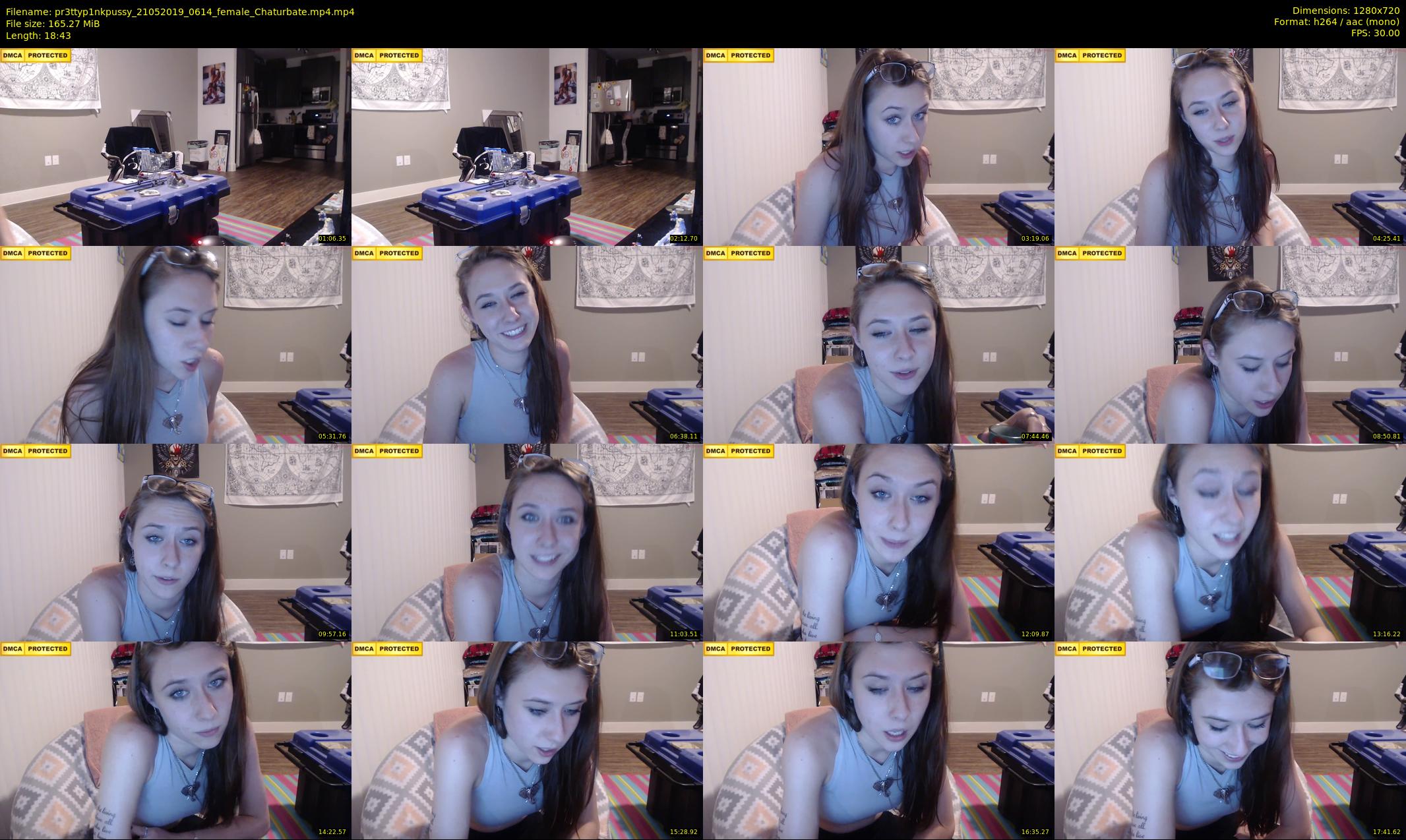 pr3ttyp1nkpussy — 19 minute Chaturbate couple cam show recording, 720p, May 21, 2019