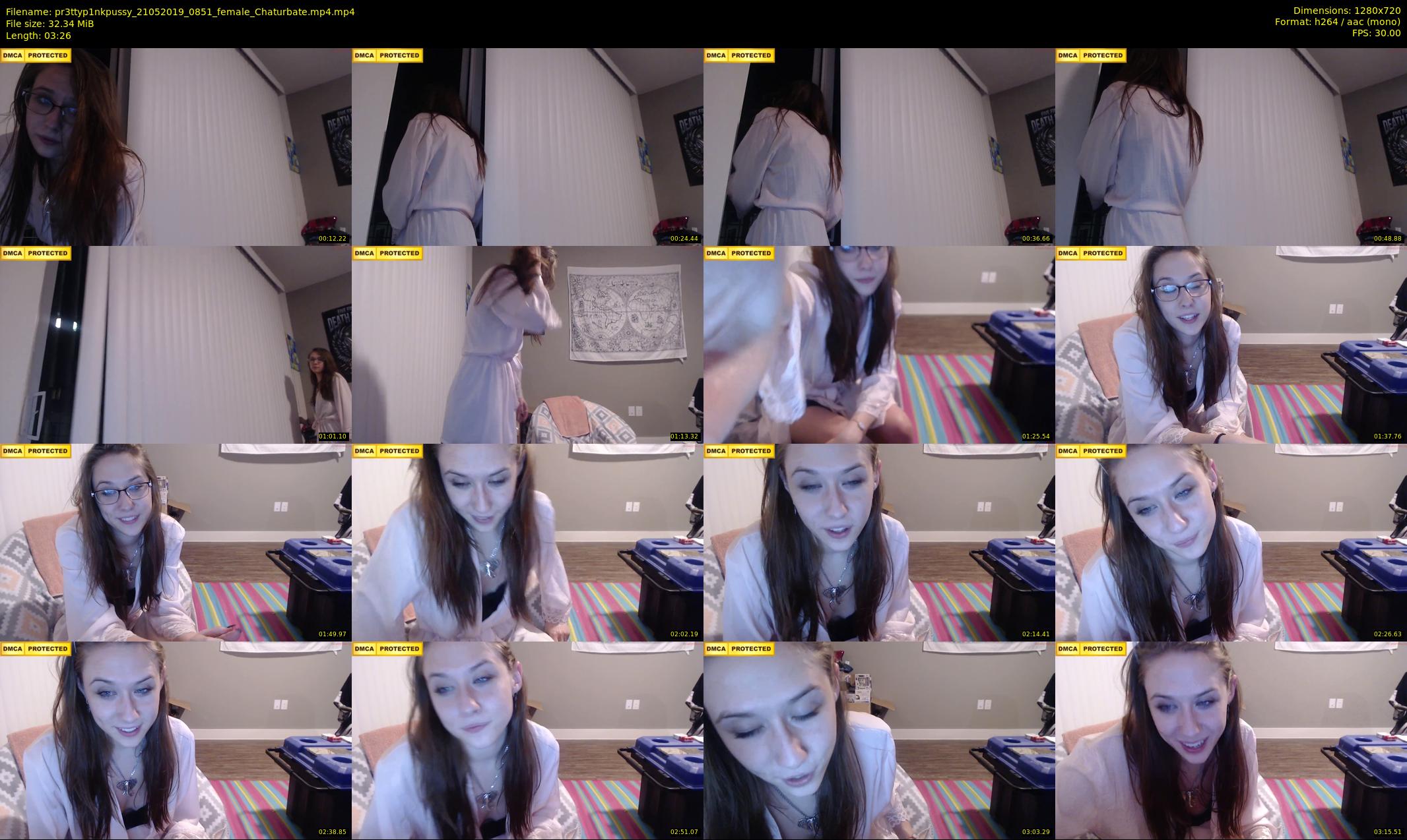 pr3ttyp1nkpussy — 4 minute Chaturbate couple cam show recording, 720p, May 21, 2019