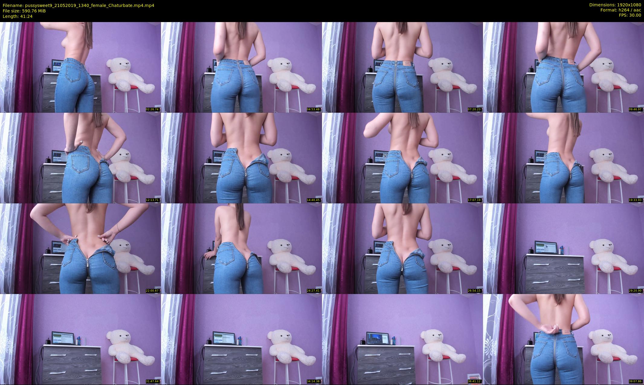 pussysweet9 — 42 minute Chaturbate female cam show recording, 1080p, May 21, 2019