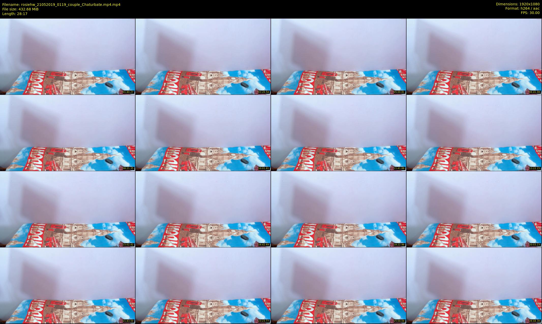 rosiehw — 29 minute Chaturbate couple cam show recording, 1080p, May 21, 2019