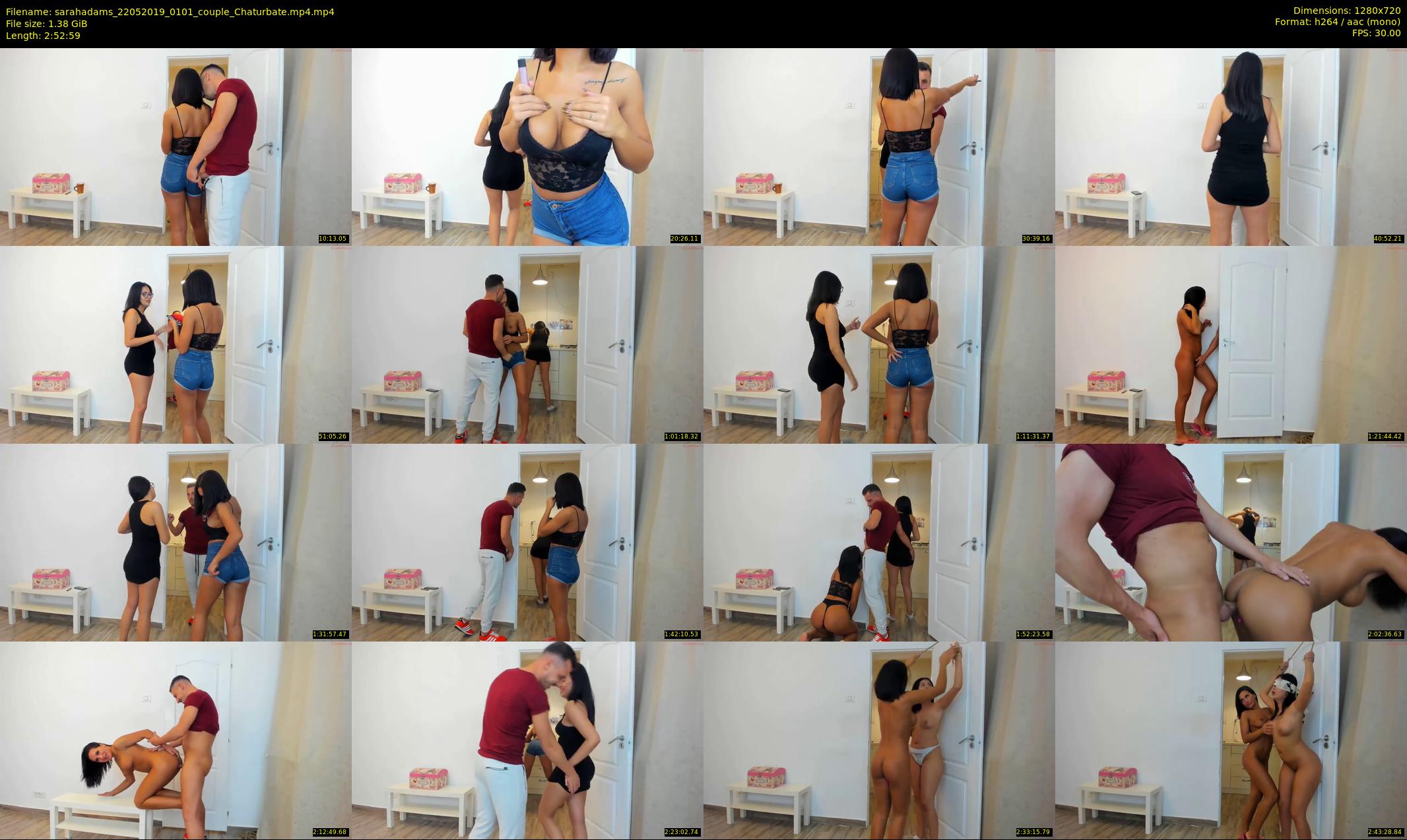 sarahadams — 173 minute Chaturbate female cam show recording, 720p, May 22, 2019