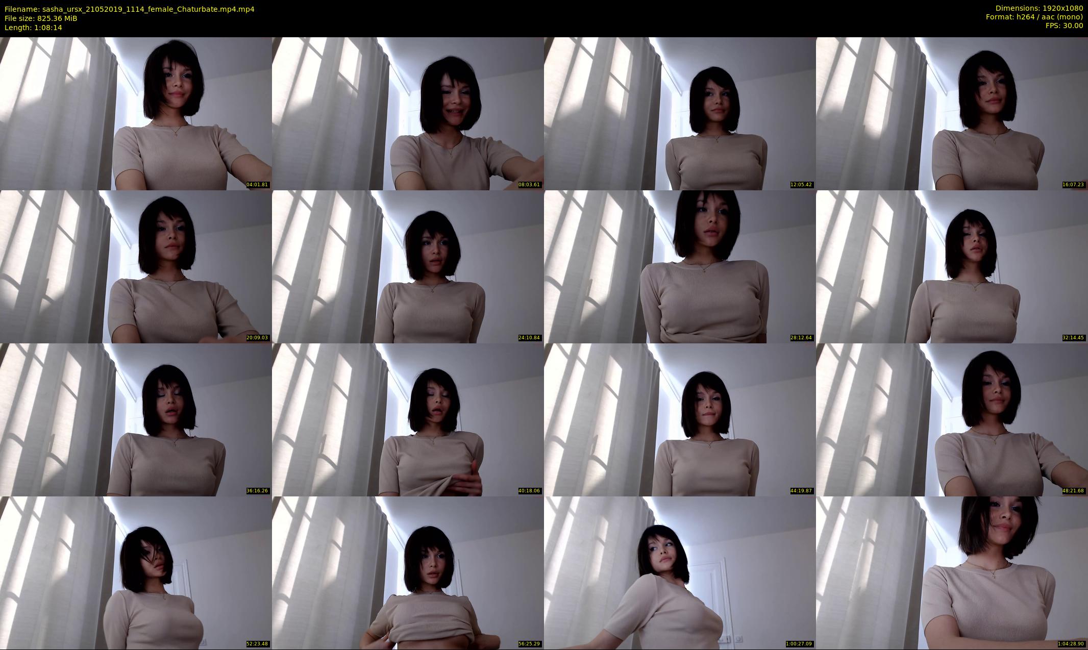 sasha_ursx — 69 minute Chaturbate female cam show recording, 1080p, May 21, 2019