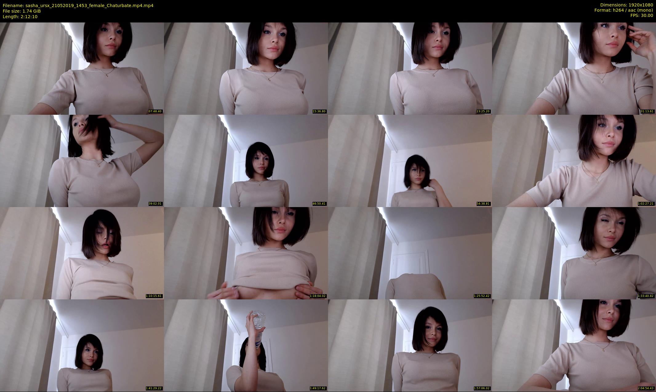 sasha_ursx — 133 minute Chaturbate female cam show recording, 1080p, May 21, 2019