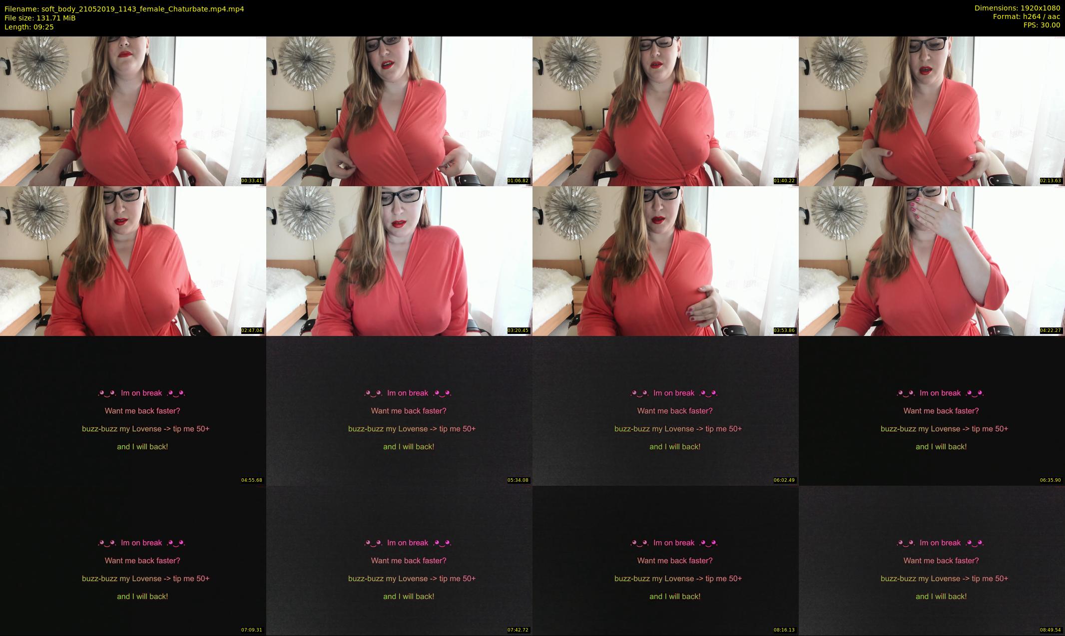soft_body — 10 minute Chaturbate female cam show recording, 1080p, May 21, 2019