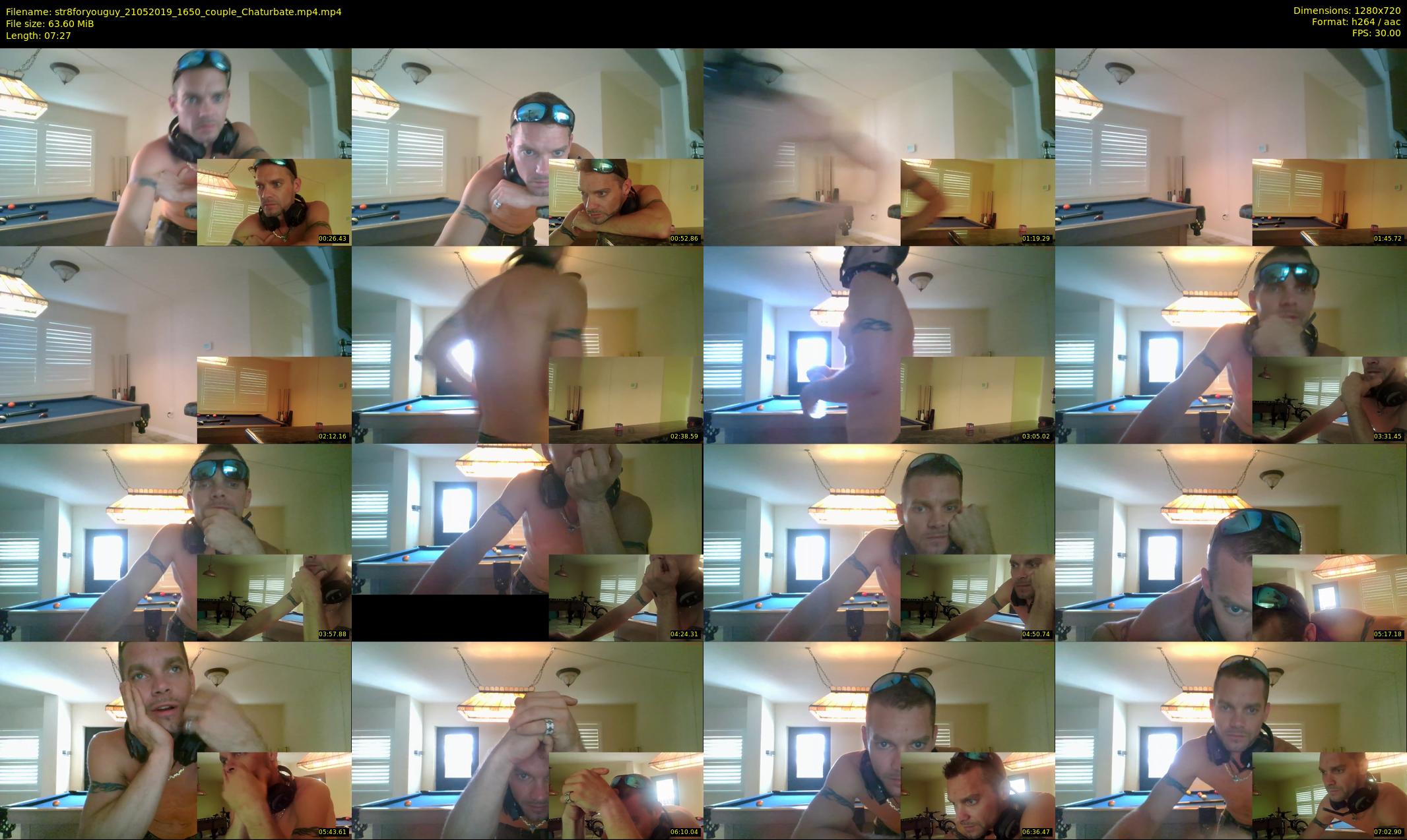 str8foryouguy — 8 minute Chaturbate male cam show recording, 720p, May 21, 2019