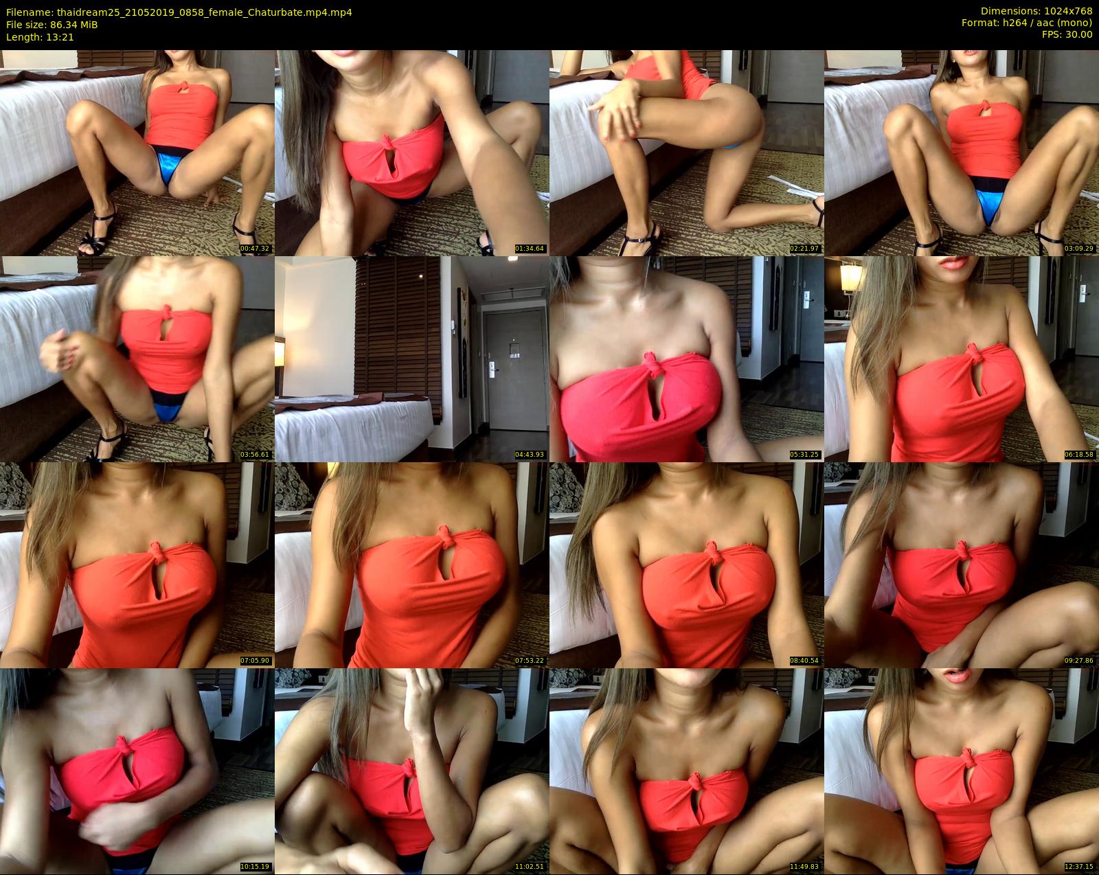 thaidream25 — 14 minute Chaturbate female cam show recording, 720p, May 21, 2019