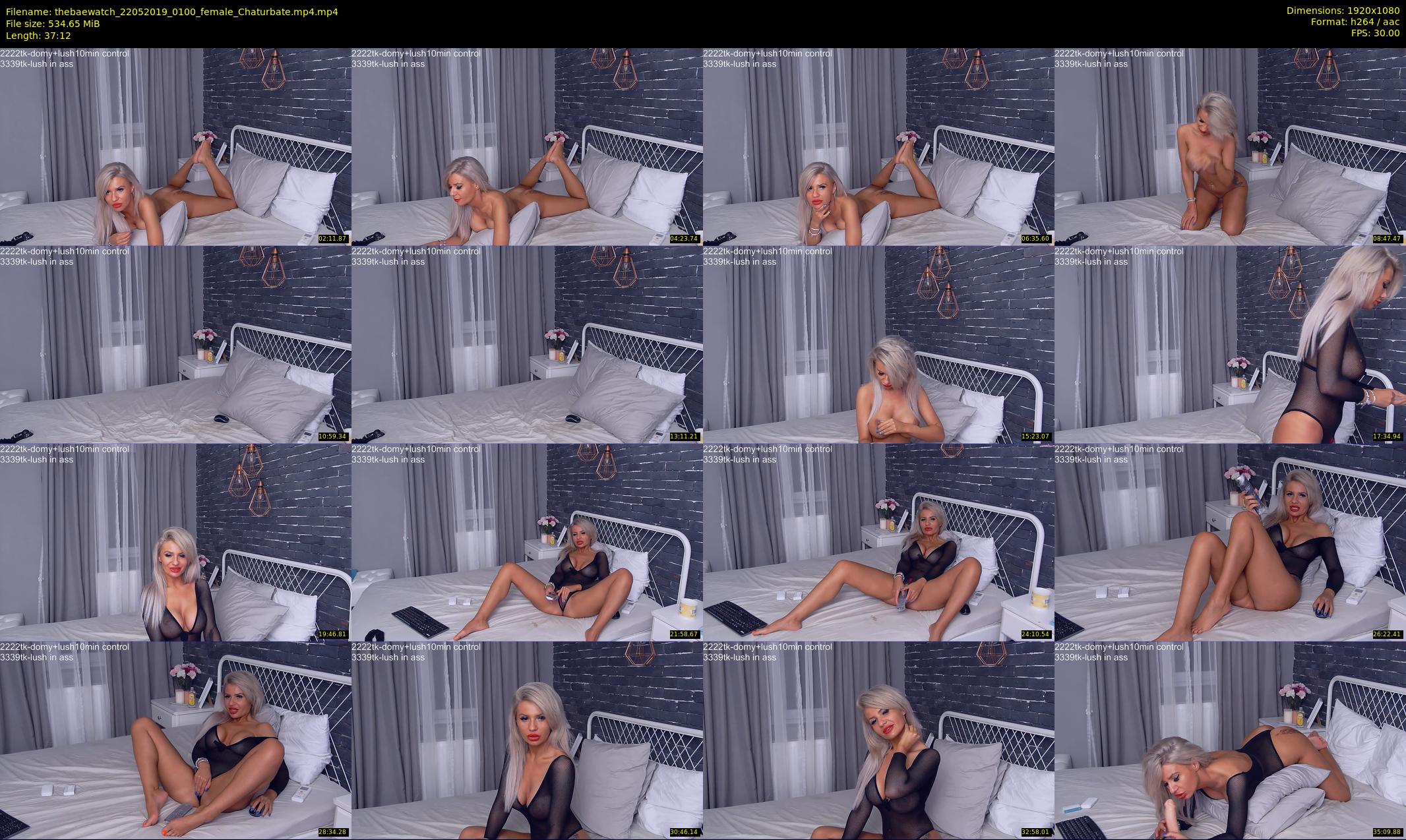 thebaewatch — 38 minute Chaturbate female cam show recording, 1080p, May 22, 2019