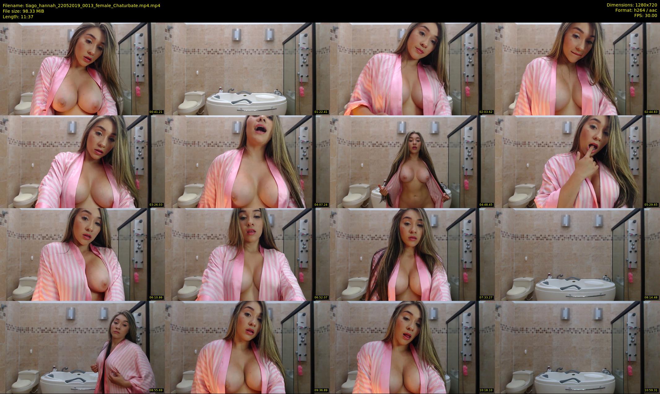 tiago_hannah — 12 minute Chaturbate couple cam show recording, 720p, May 22, 2019