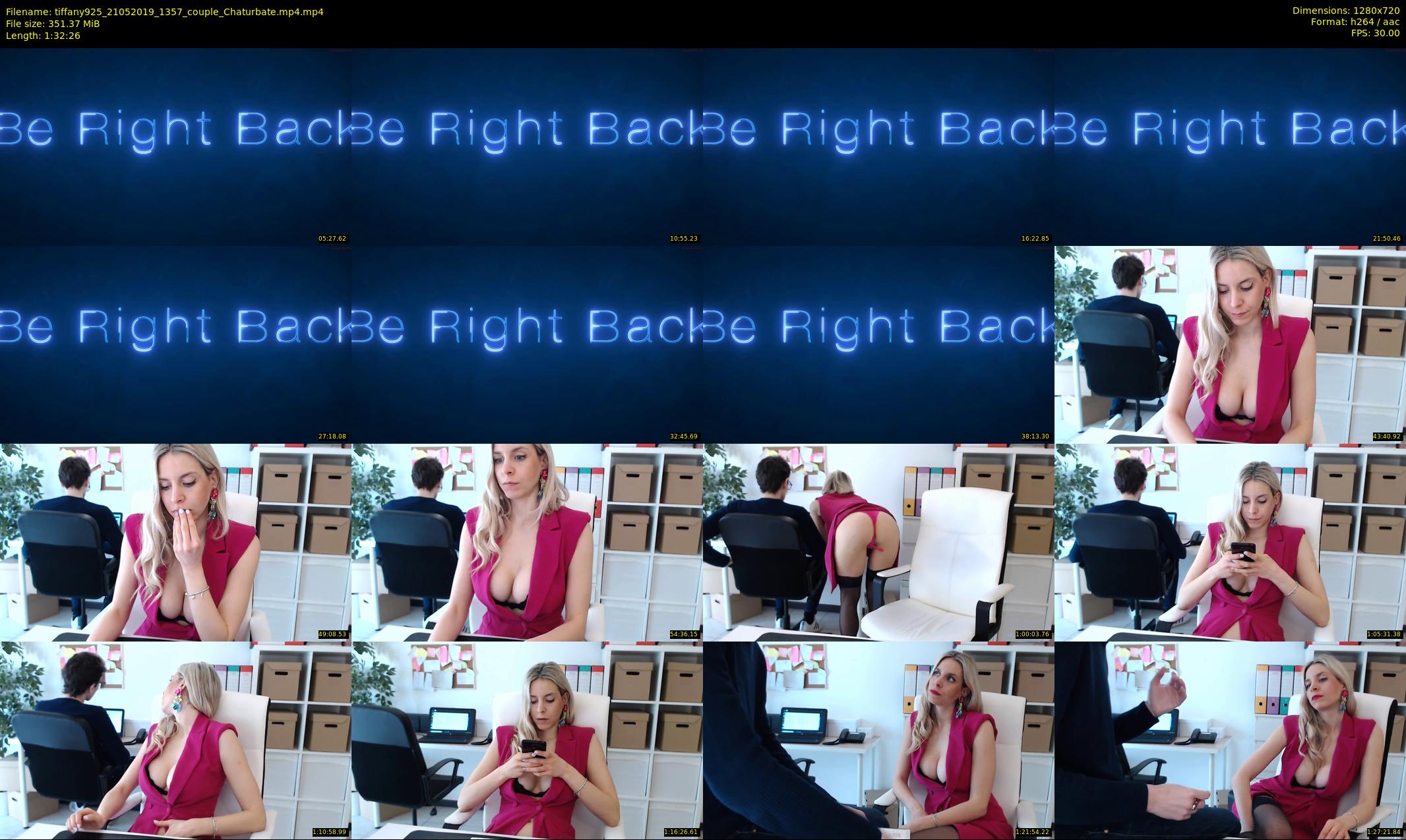 tiffany925 — 93 minute Chaturbate female cam show recording, 720p, May 21, 2019
