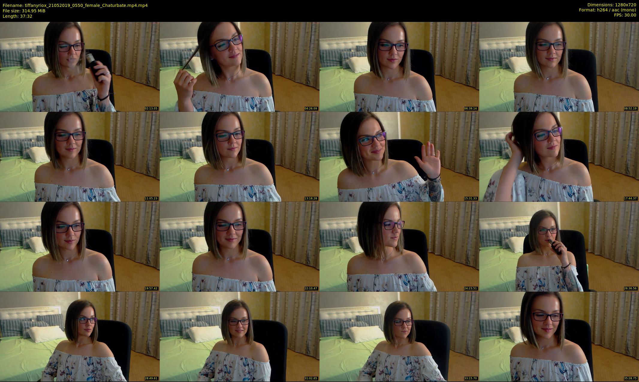 tiffanyriox — 38 minute Chaturbate female cam show recording, 720p, May 21, 2019