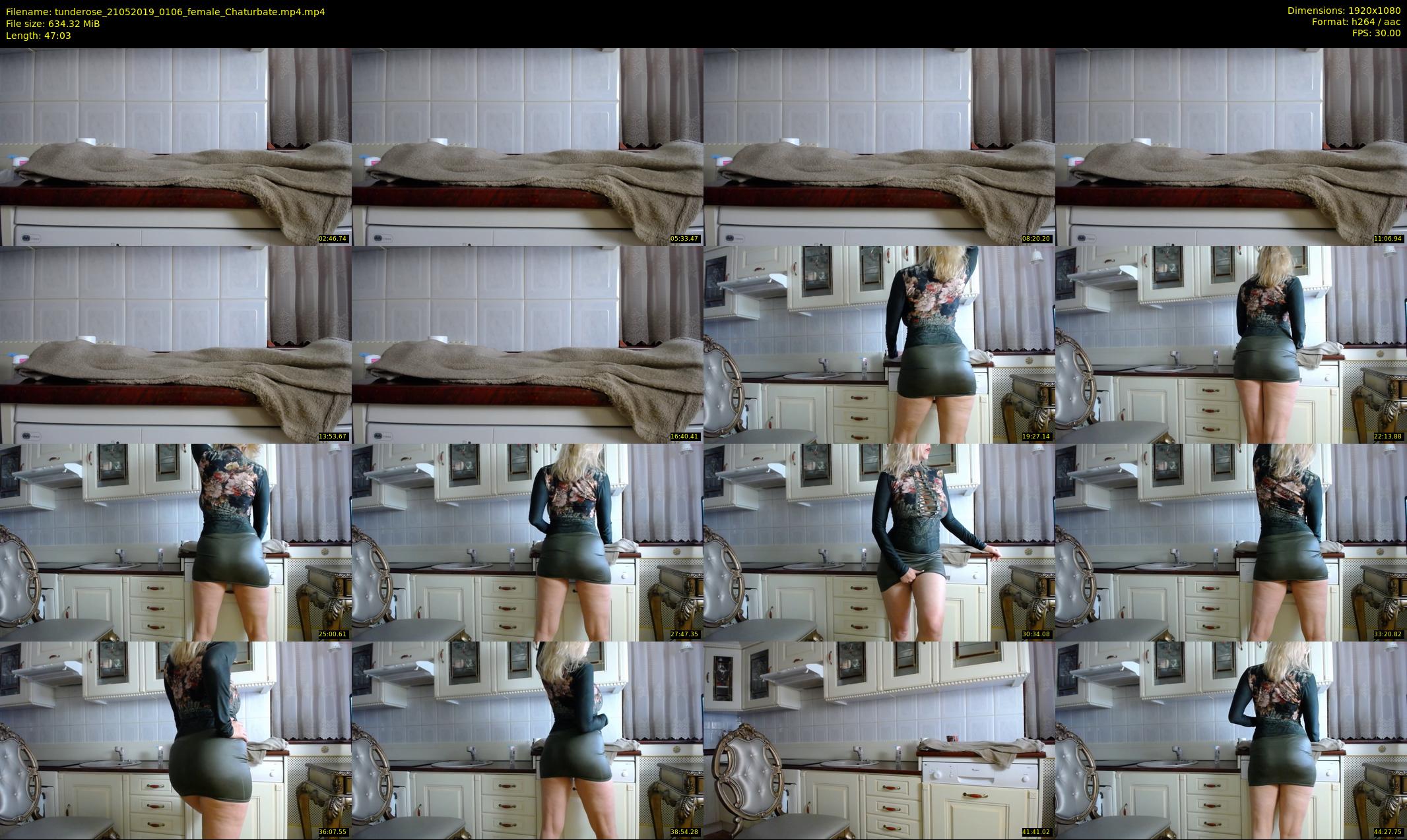 tunderose — 48 minute Chaturbate female cam show recording, 1080p, May 21, 2019