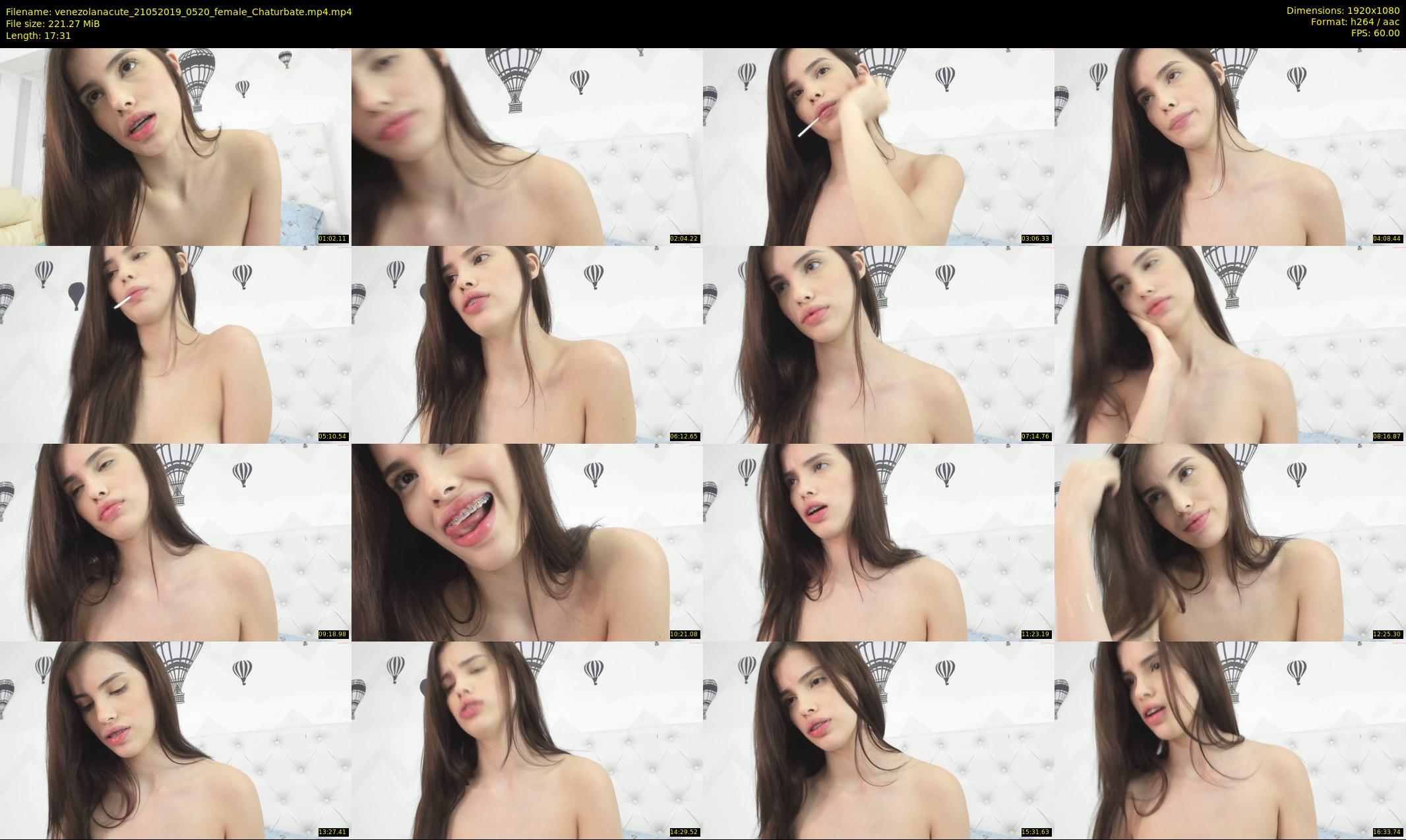 venezolanacute — 18 minute Chaturbate female cam show recording, 1080p, May 21, 2019