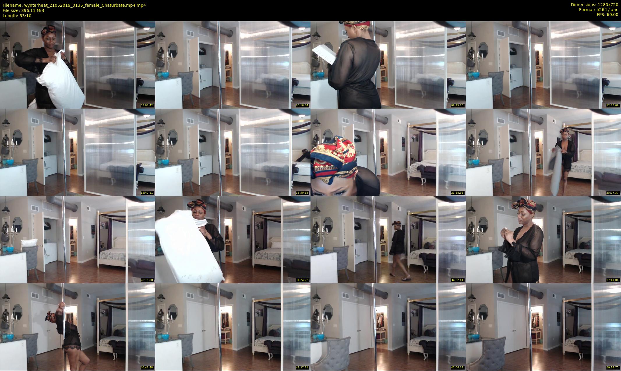 wynterheat — 54 minute Chaturbate female cam show recording, 720p, May 21, 2019