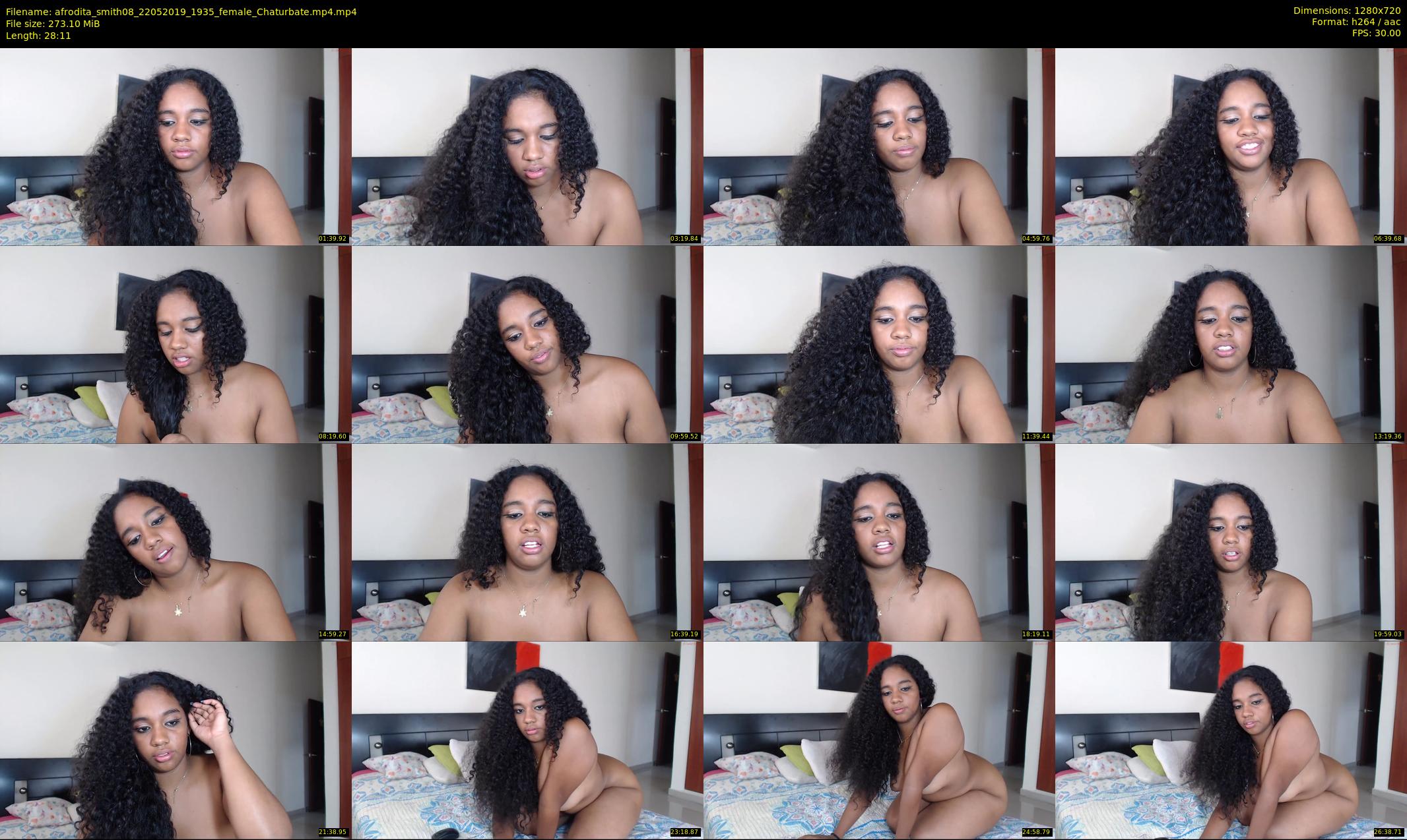 afrodita_smith08 — 29 minute Chaturbate female cam show recording, 720p, May 22, 2019