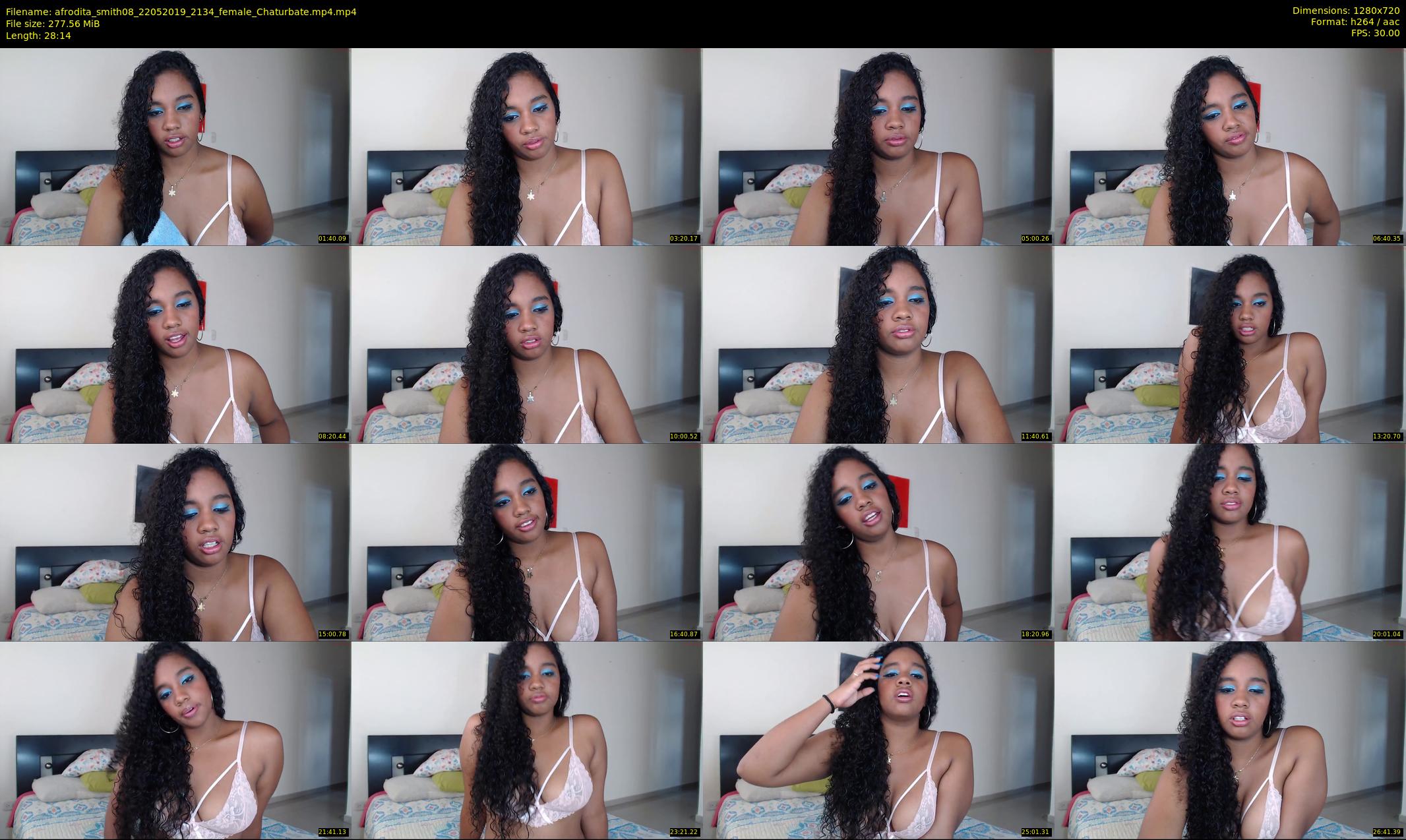 afrodita_smith08 — 29 minute Chaturbate female cam show recording, 720p, May 22, 2019