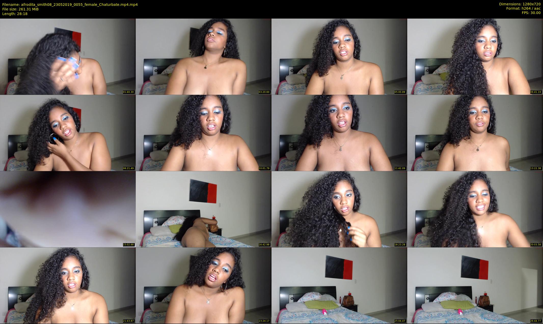 afrodita_smith08 — 29 minute Chaturbate female cam show recording, 720p, May 23, 2019