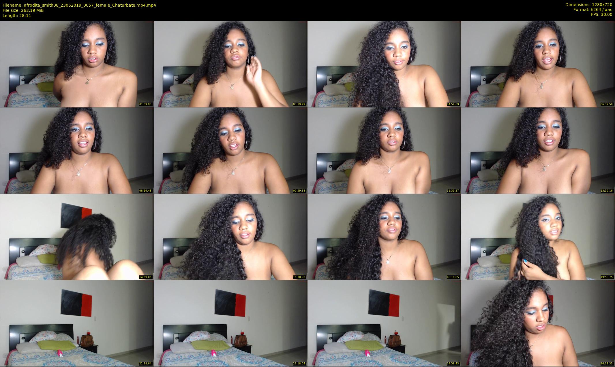 afrodita_smith08 — 29 minute Chaturbate female cam show recording, 720p, May 23, 2019
