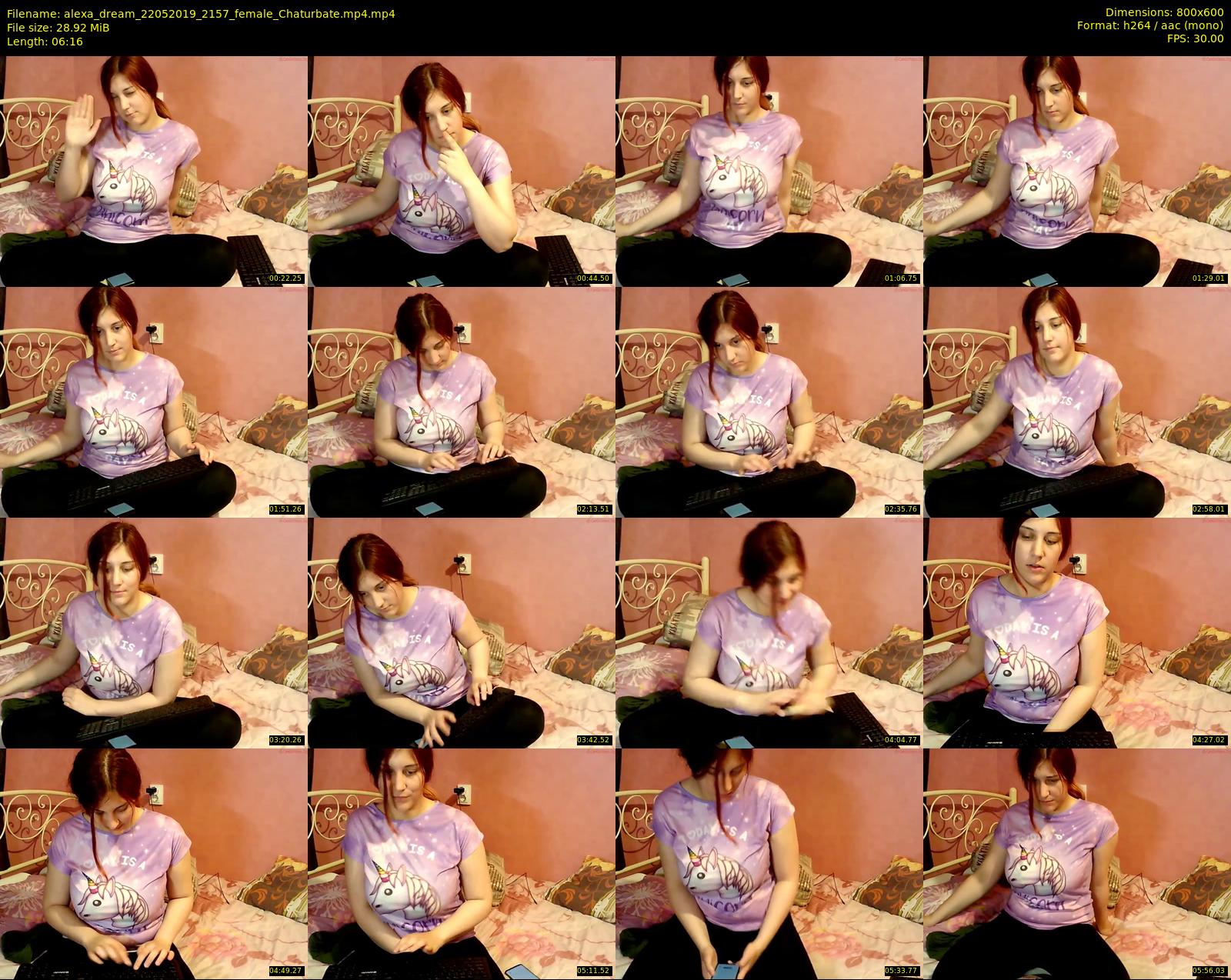 alexa_dream — 7 minute Chaturbate female cam show recording, 480p, May 22, 2019