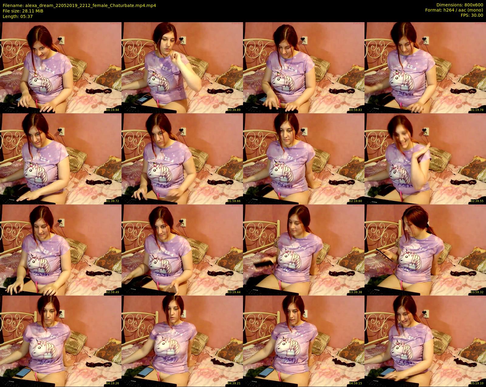 alexa_dream — 6 minute Chaturbate female cam show recording, 480p, May 22, 2019