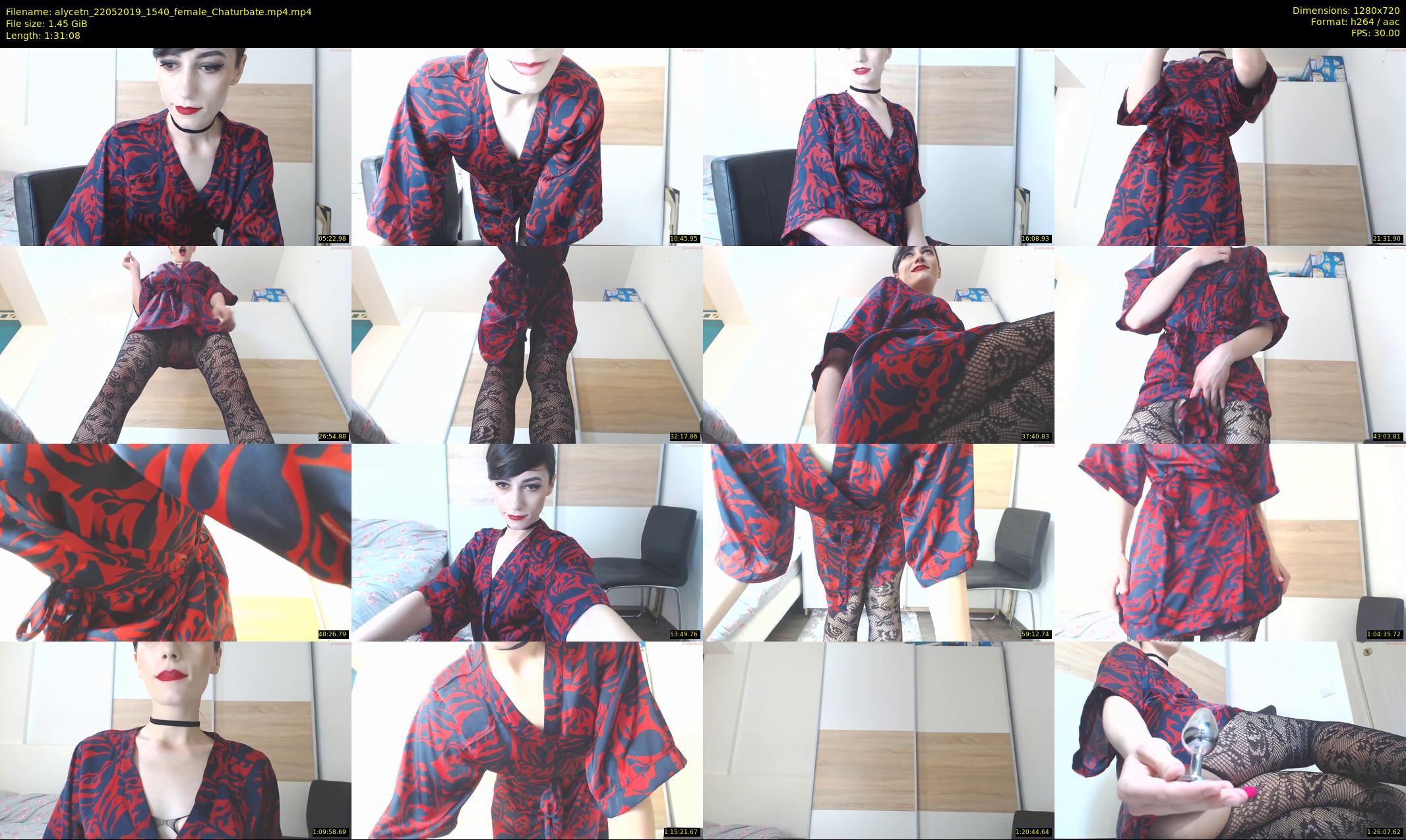 alycetn — 92 minute Chaturbate female cam show recording, 720p, May 22, 2019