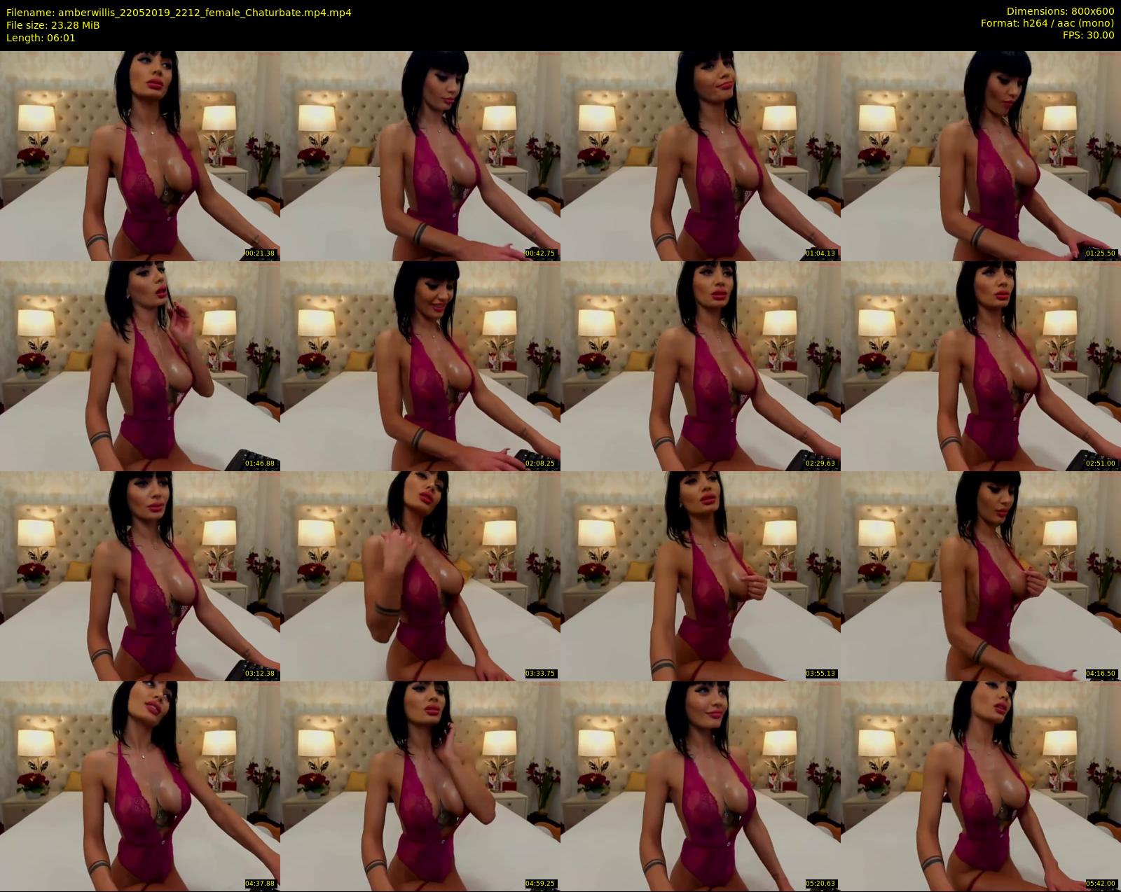 amberwillis — 7 minute Chaturbate female cam show recording, 480p, May 22, 2019