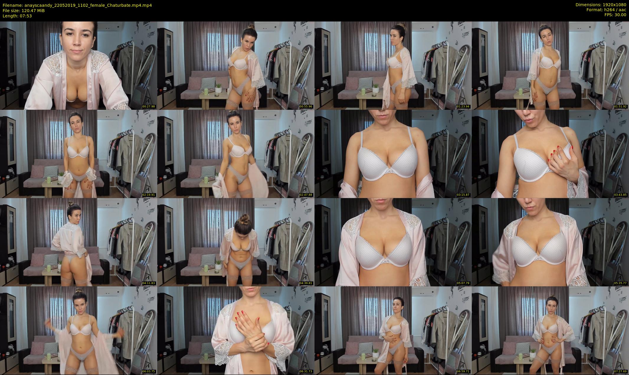 anayscaandy — 8 minute Chaturbate female cam show recording, 1080p, May 22, 2019