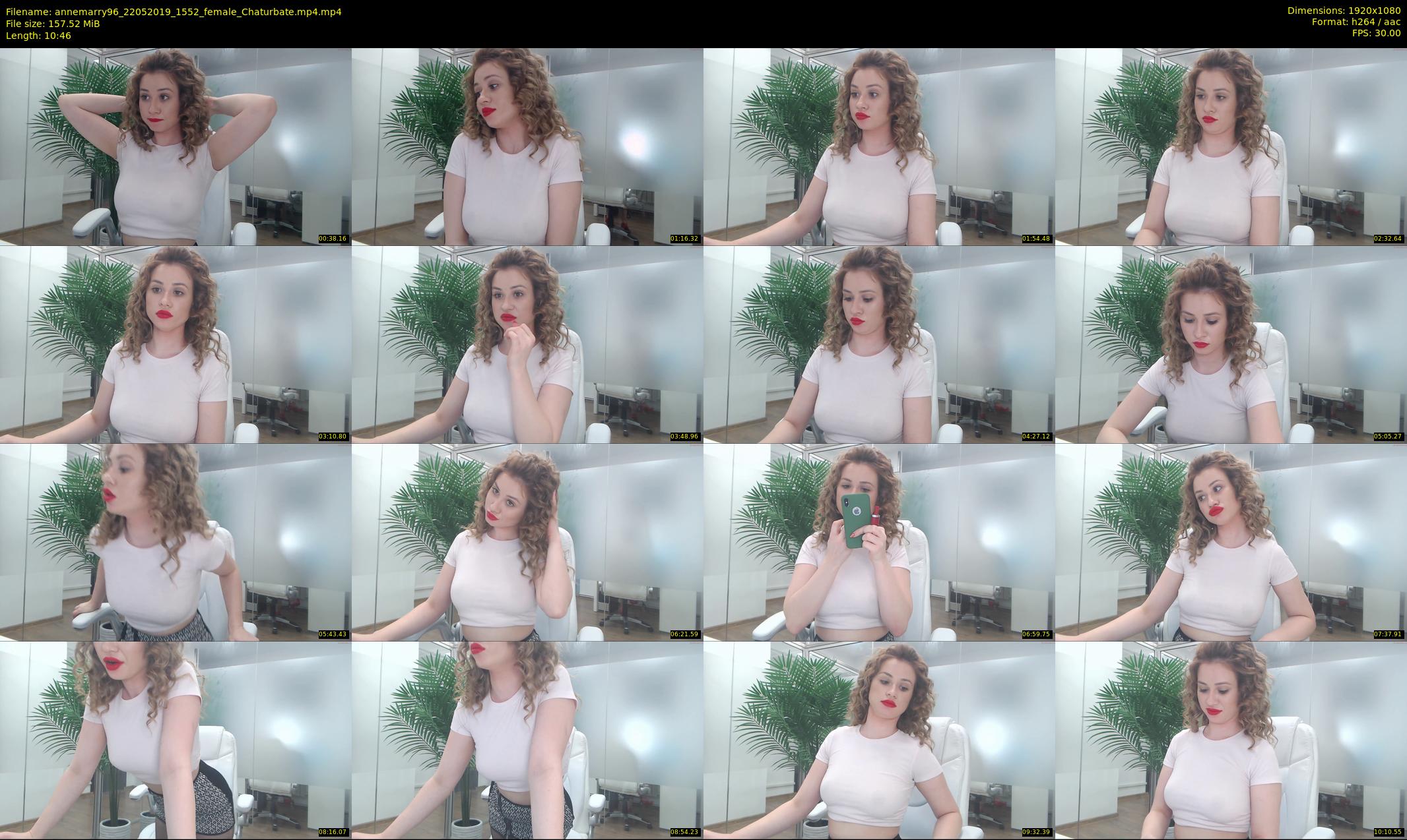 annemarry96 — 11 minute Chaturbate female cam show recording, 1080p, May 22, 2019